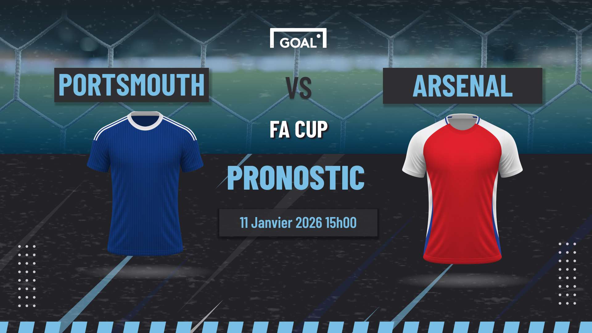 Pronostic Portsmouth vs Arsenal