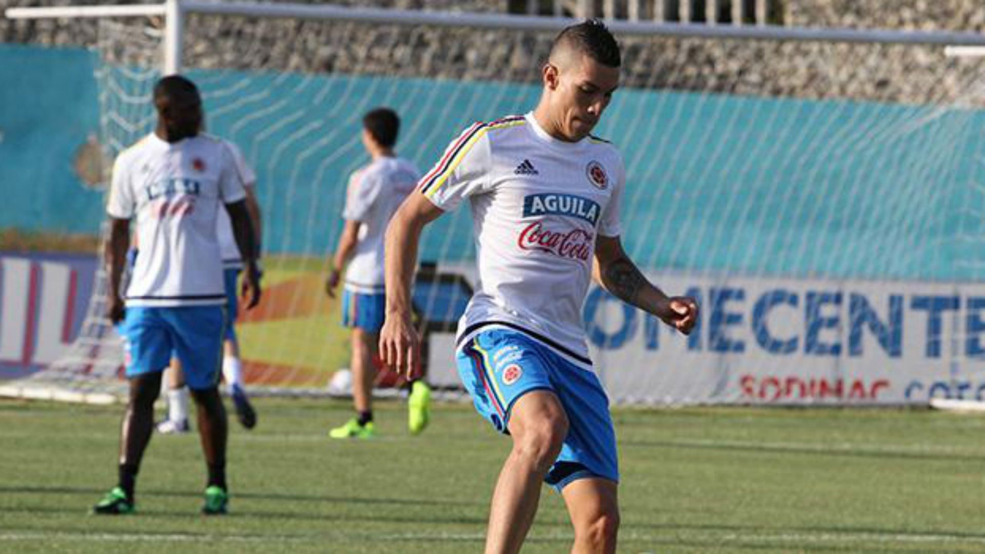 Mateus Uribe entreno Selección Colombia