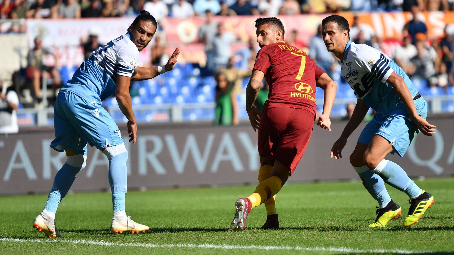 Lorenzo Pellegrini Roma Lazio Serie A
