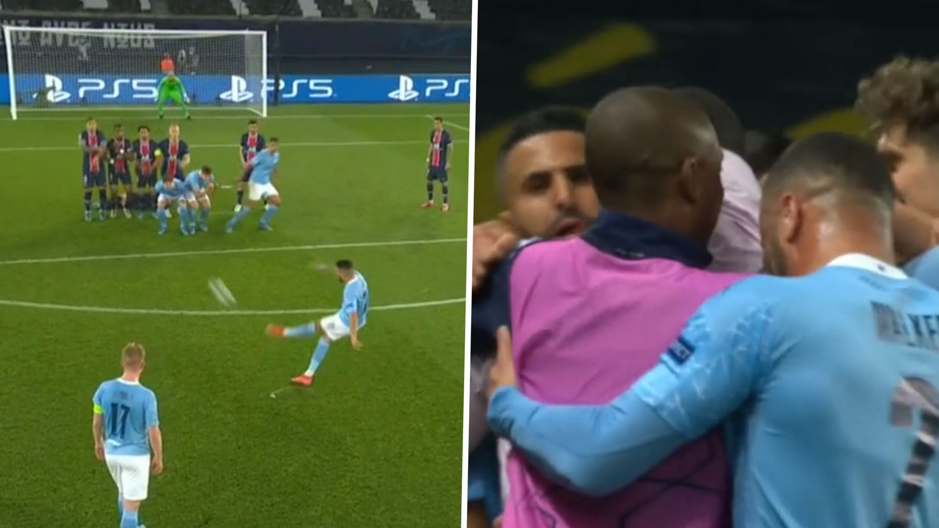 MANCHESTER CITY PSG MAHREZ CHAMPIONS LEAGUE 28042021