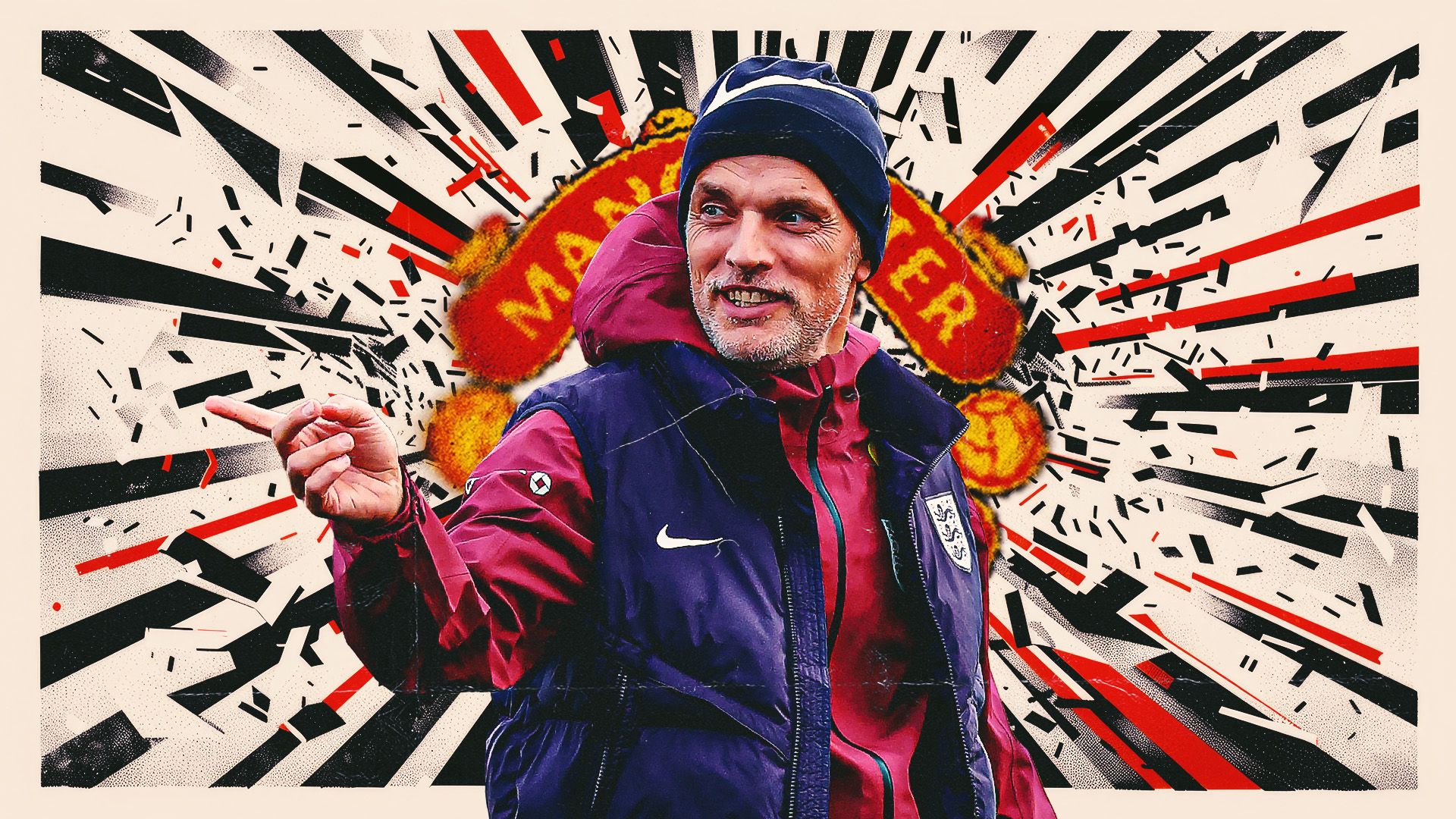 Thomas Tuchel Man Utd GFX