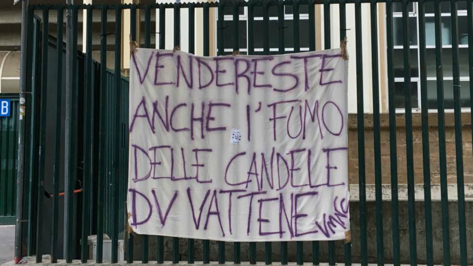Fiorentina - Striscione Della Valle