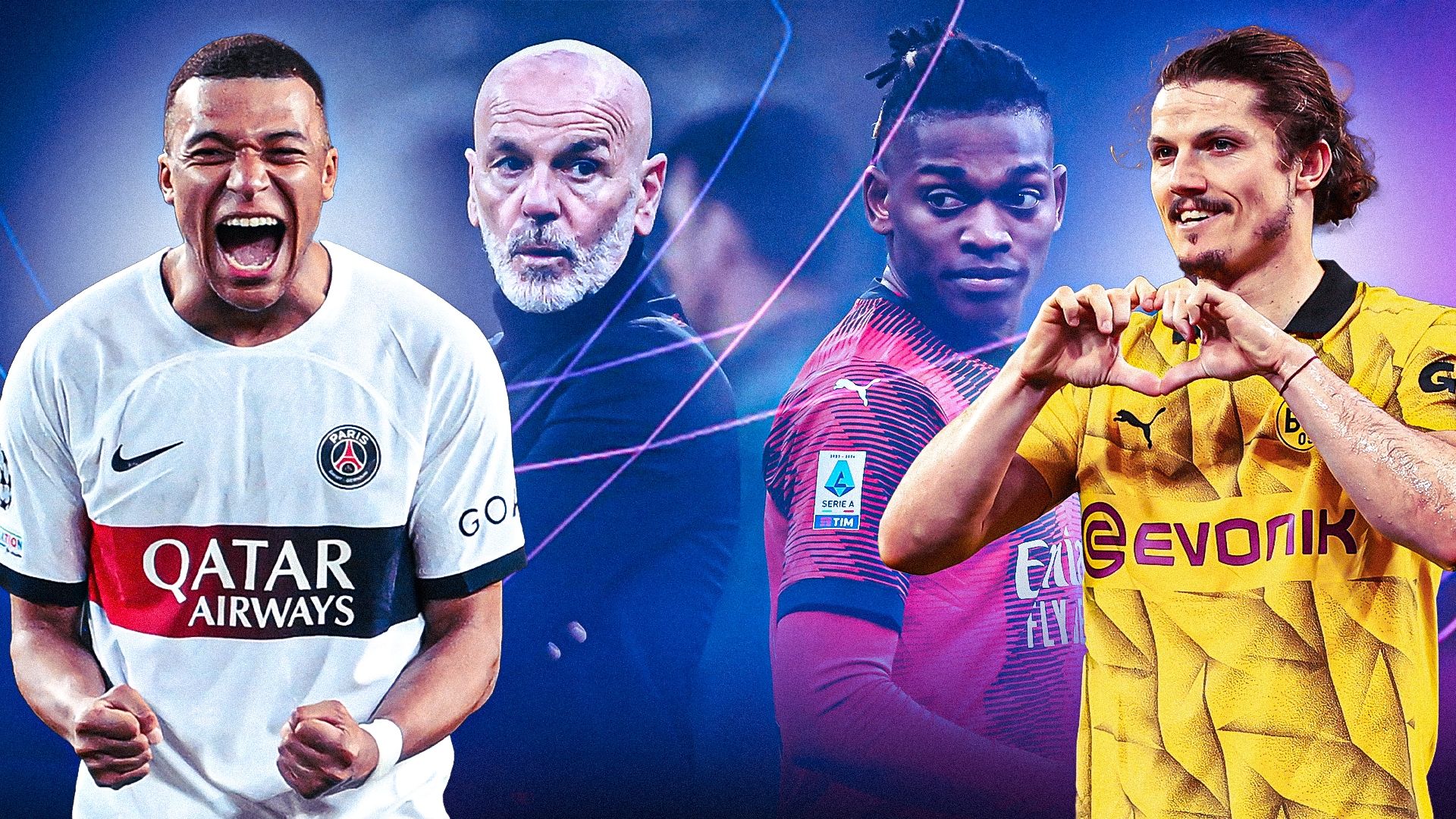 PSG Borussia Dortmund Milan GFX