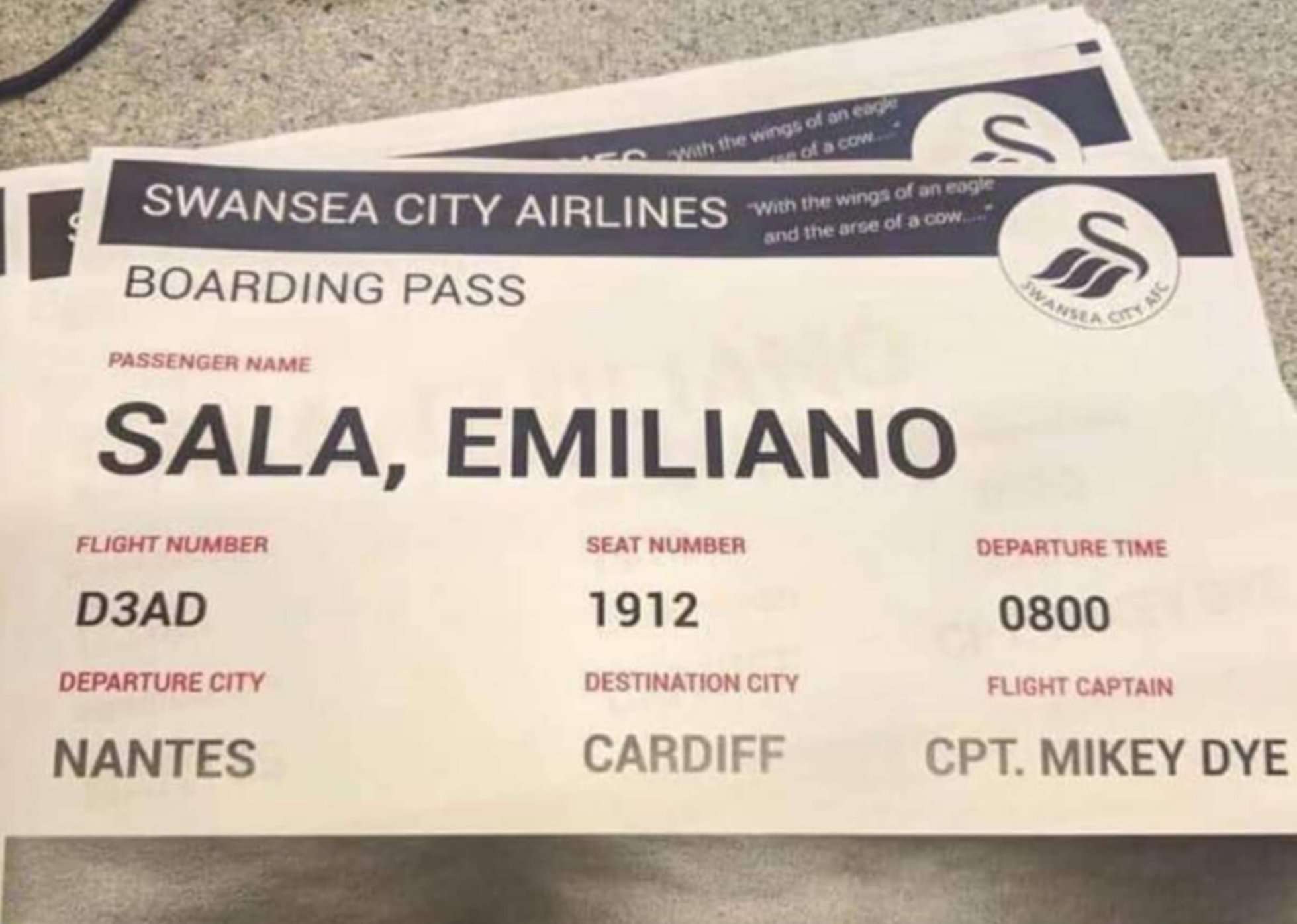 Emiliano Sala Swansea