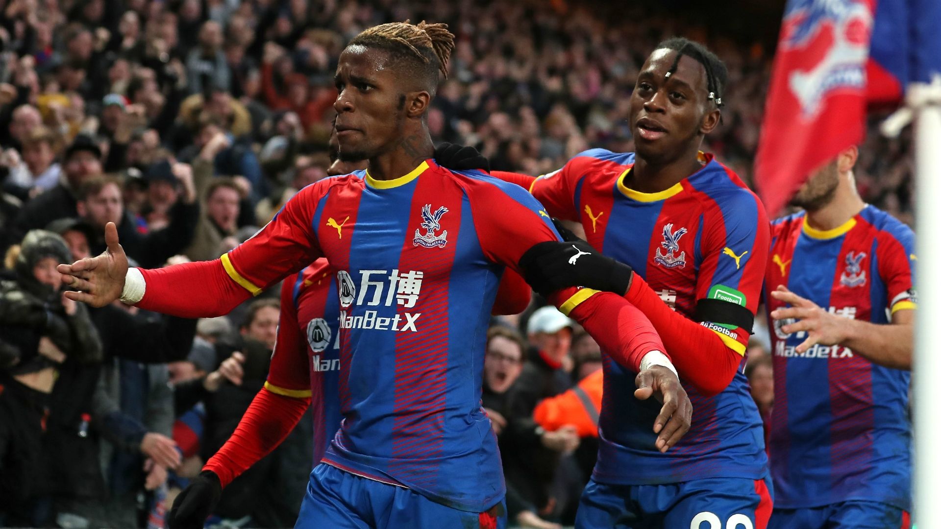 Wilfried Zaha, Aaron Wan-Bissaka - Crystal Palace