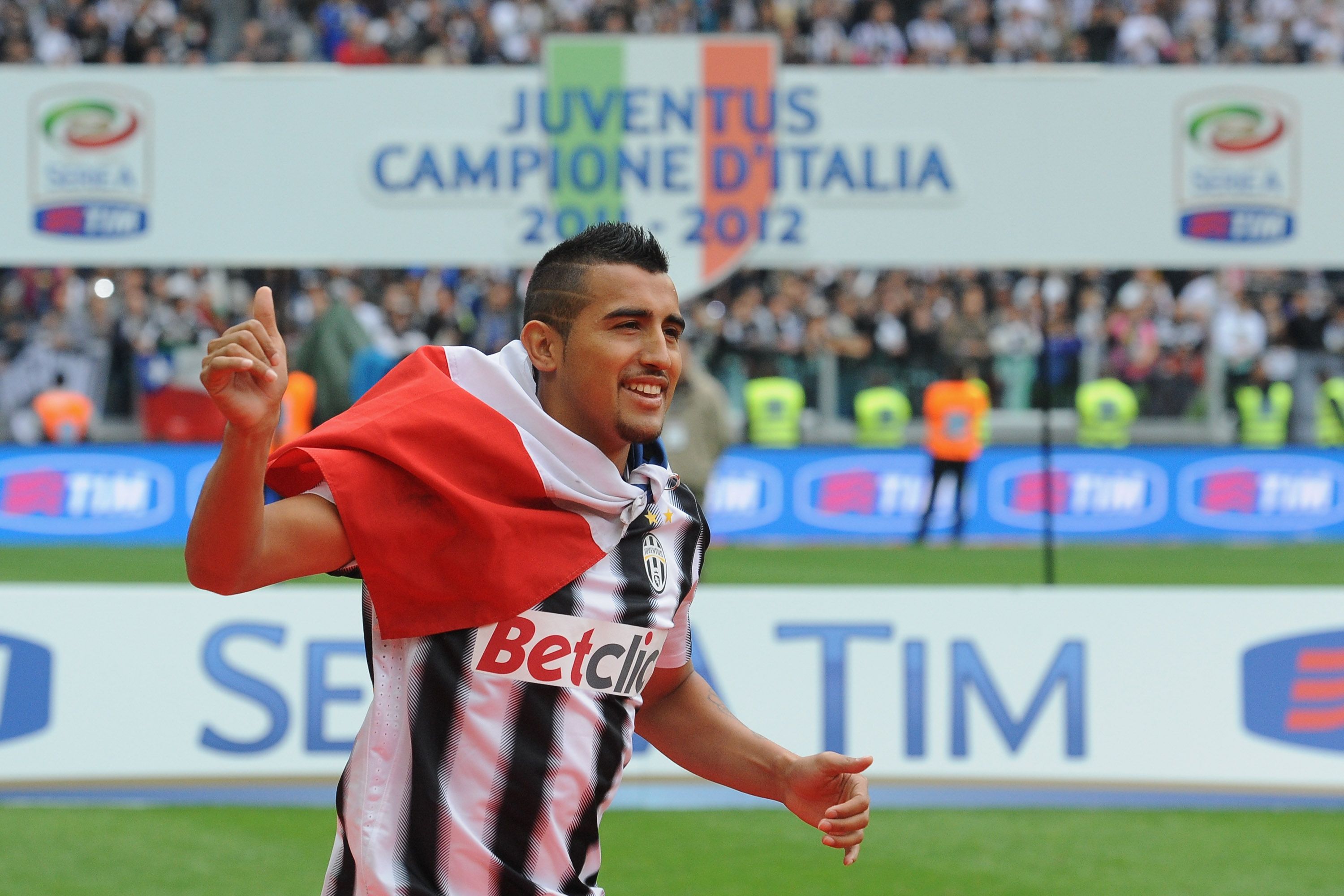 Arturo Vidal Juventus scudetto 2012