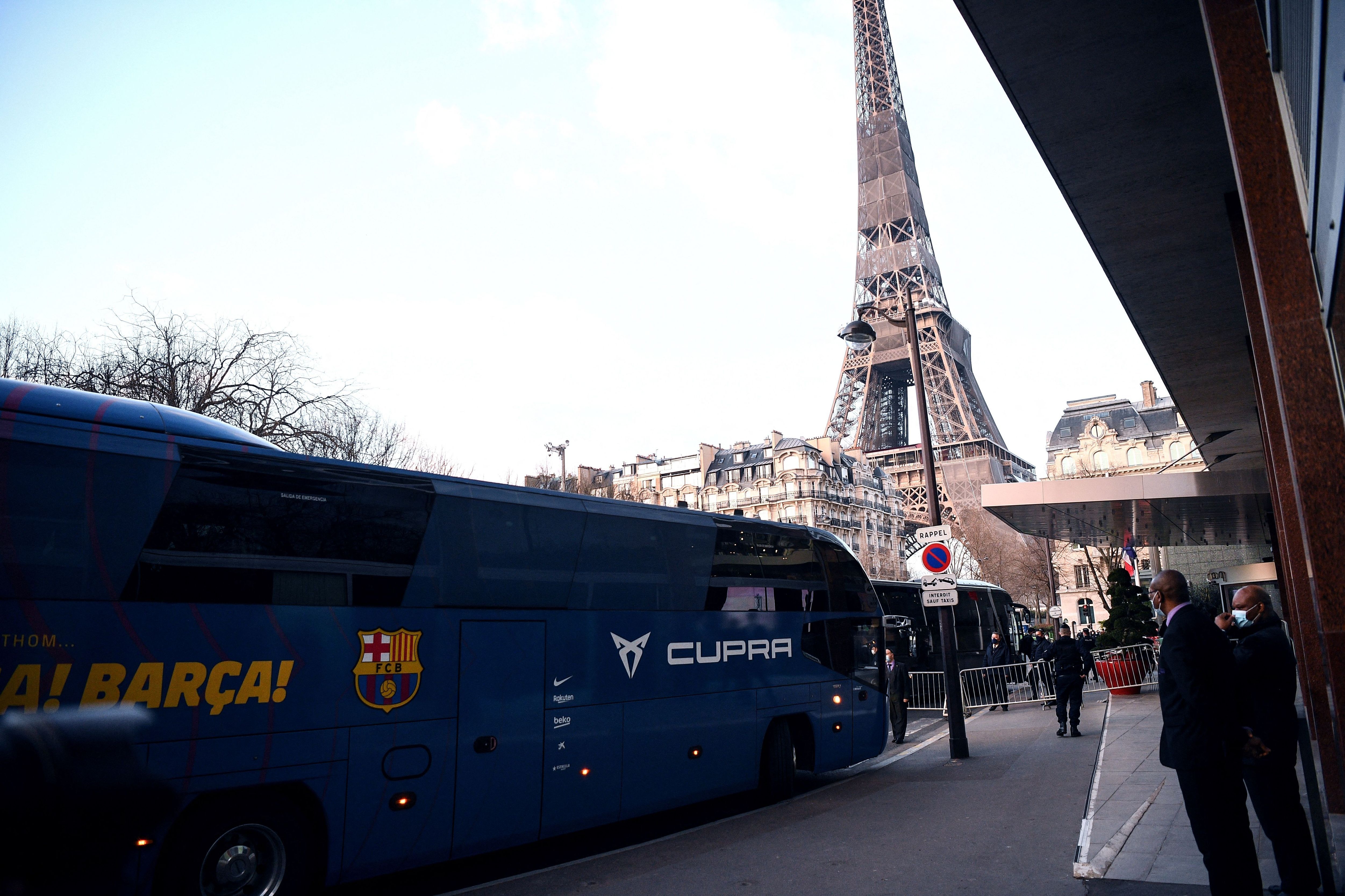Car Barça Paris Tour Eiffel