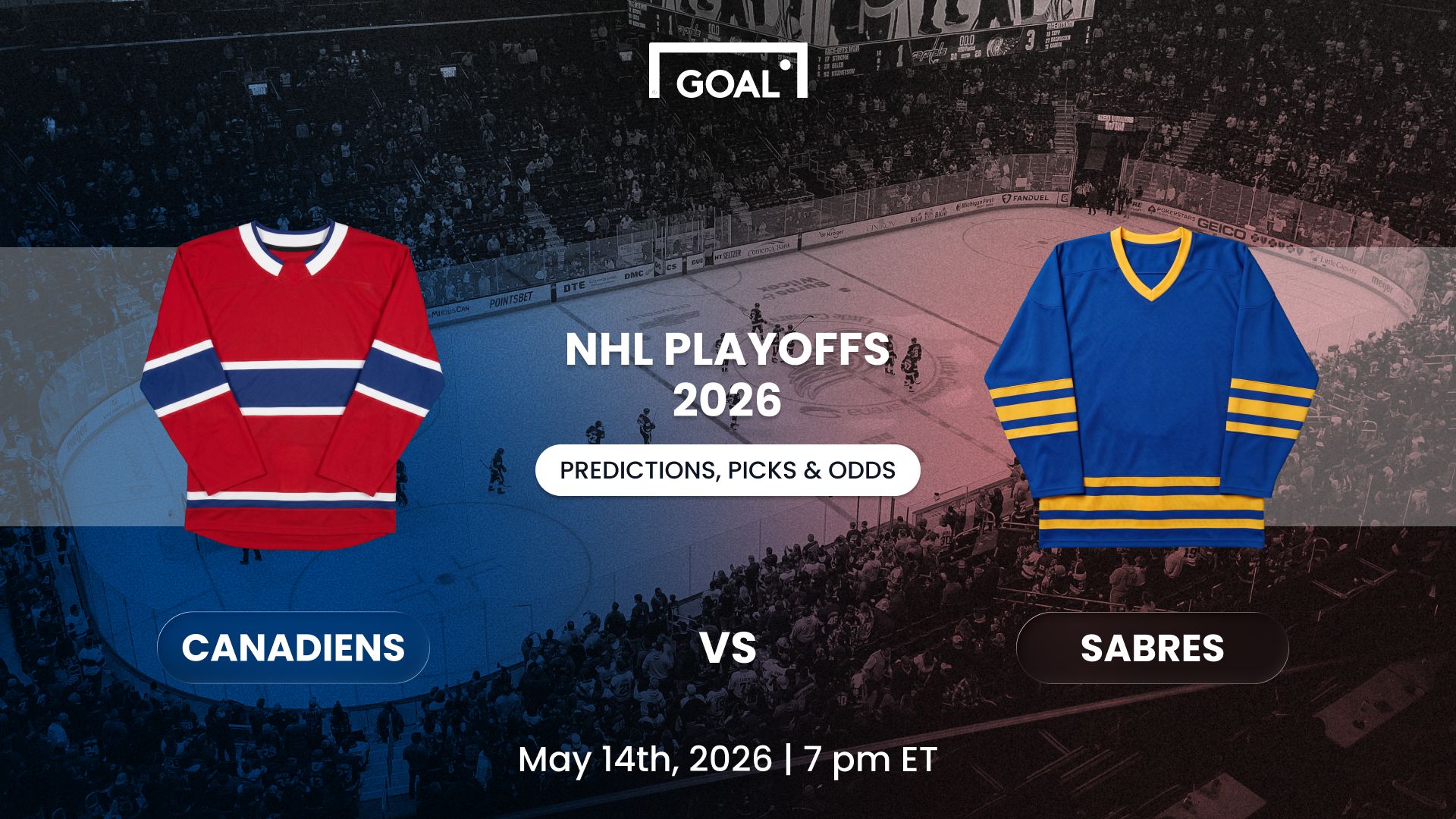 Canadiens vs Sabres Predictions 5/14