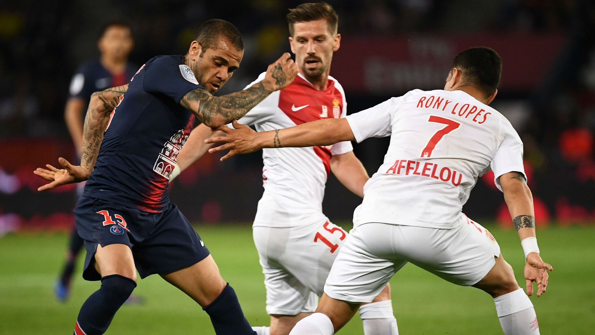 Daniel Alves Paris SG Monaco Ligue 1 21042019