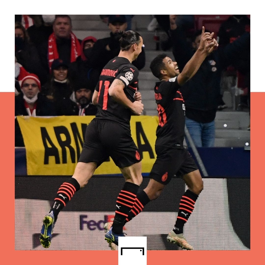 Junior Messias Zlatan Ibrahimovic AC Milan Atletico Madrid Champions League GFX