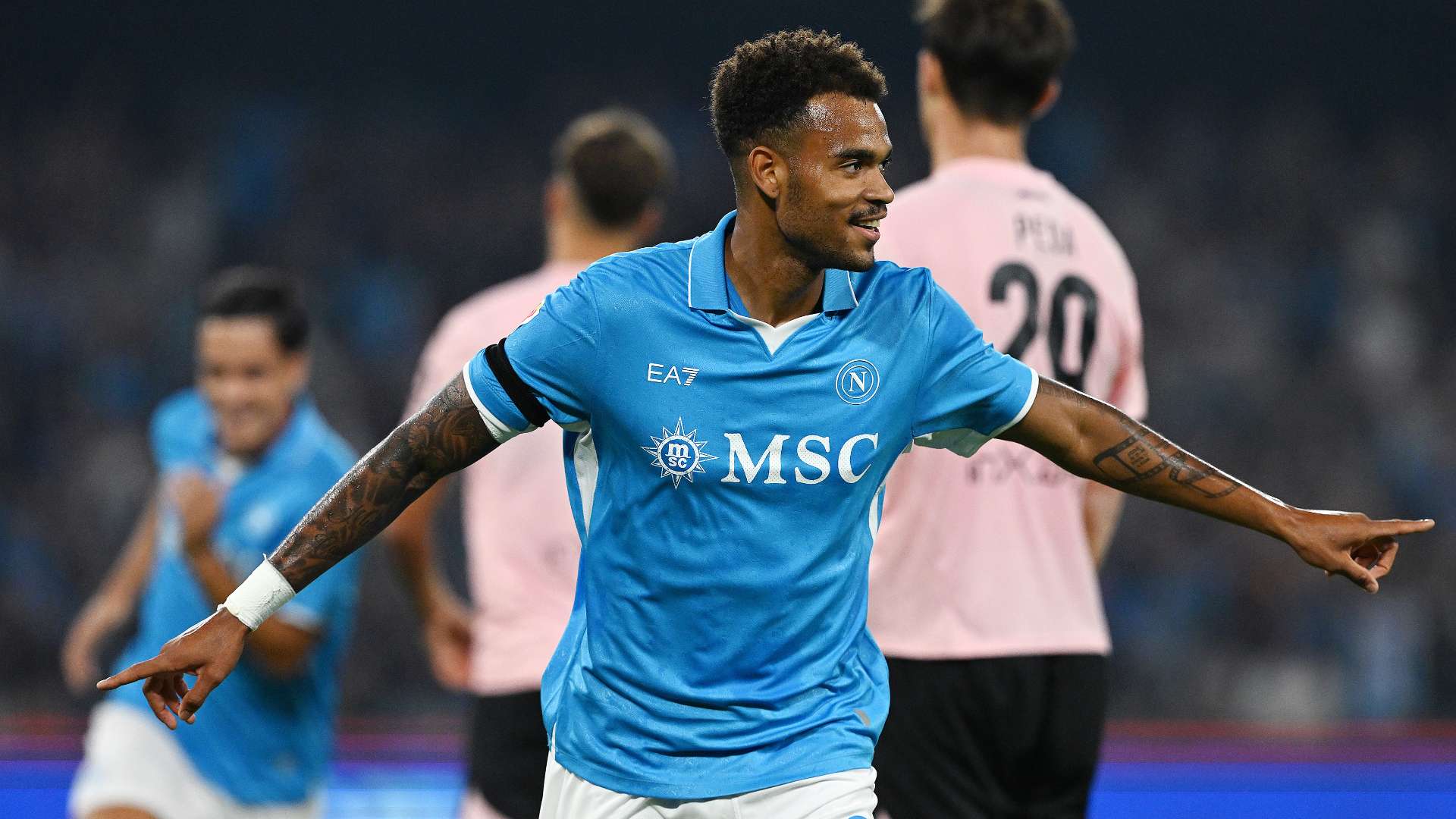 Ngonge Napoli Palermo Coppa Italia