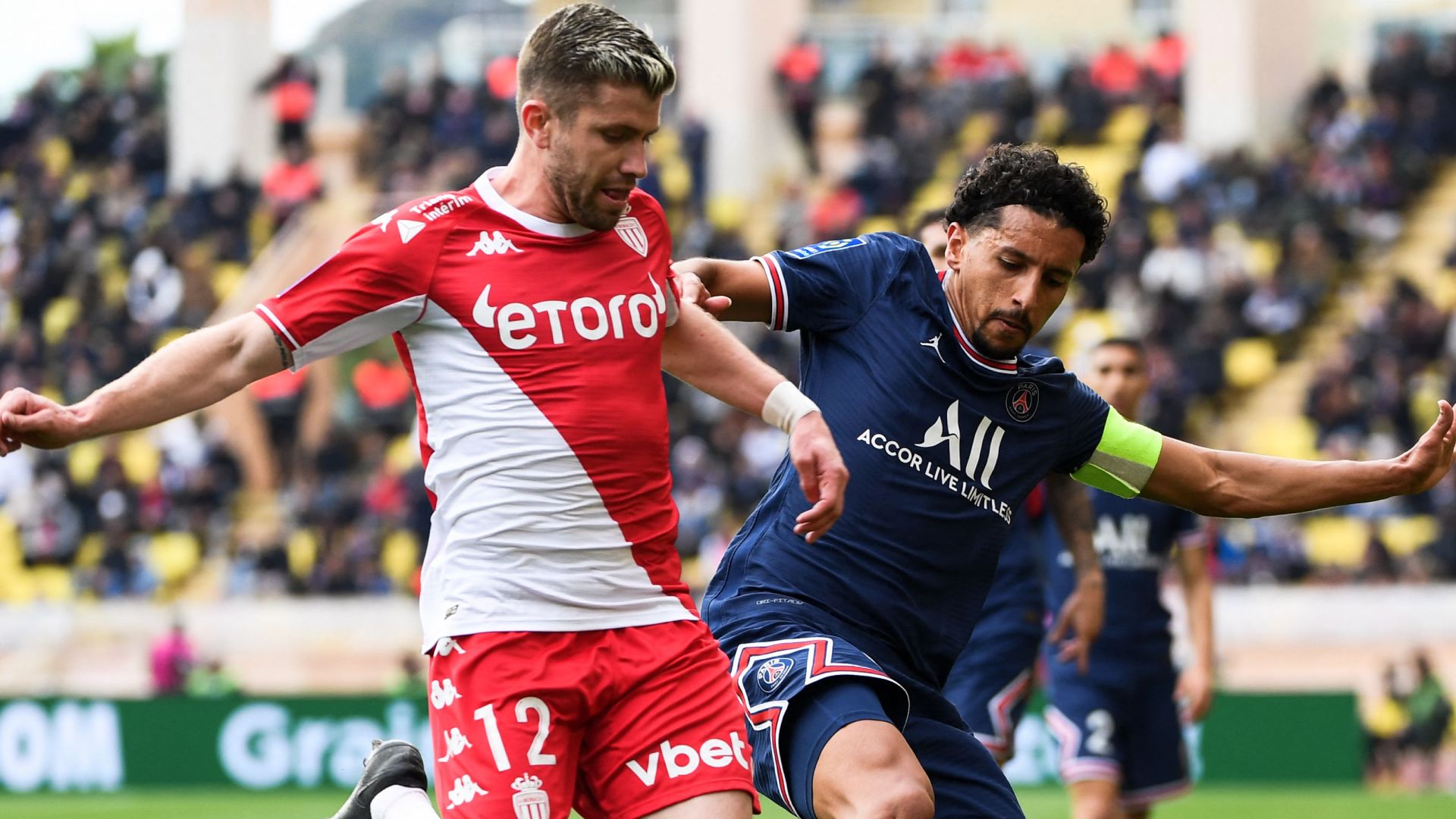 Monaco PSG Caio Henrique Marquinhos