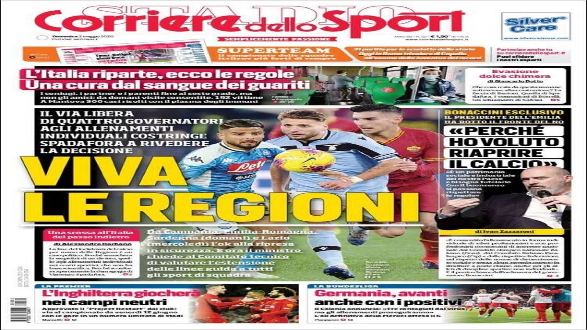 3 May Corriere
