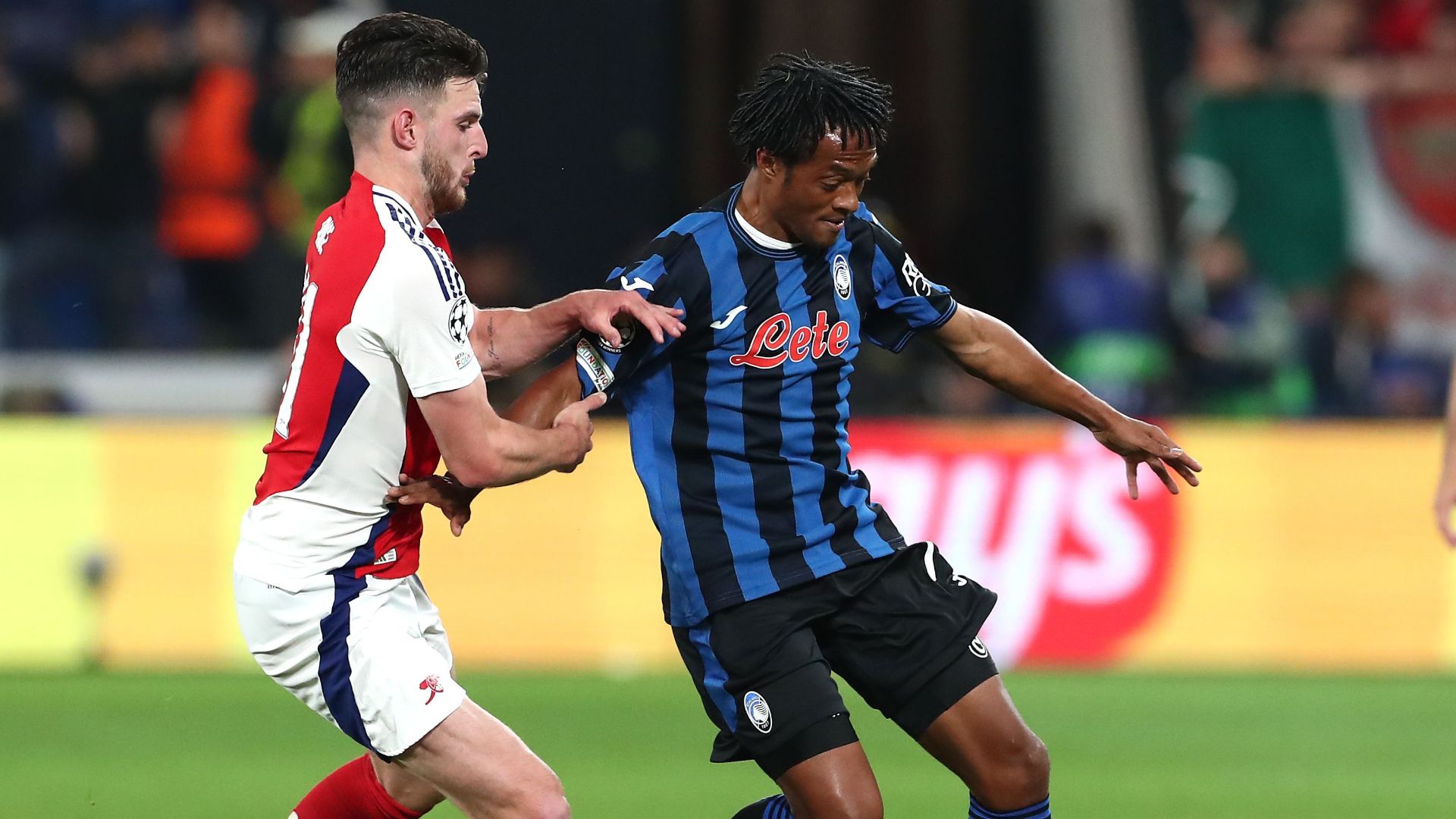 Cuadrado Rice Atalanta Arsenal