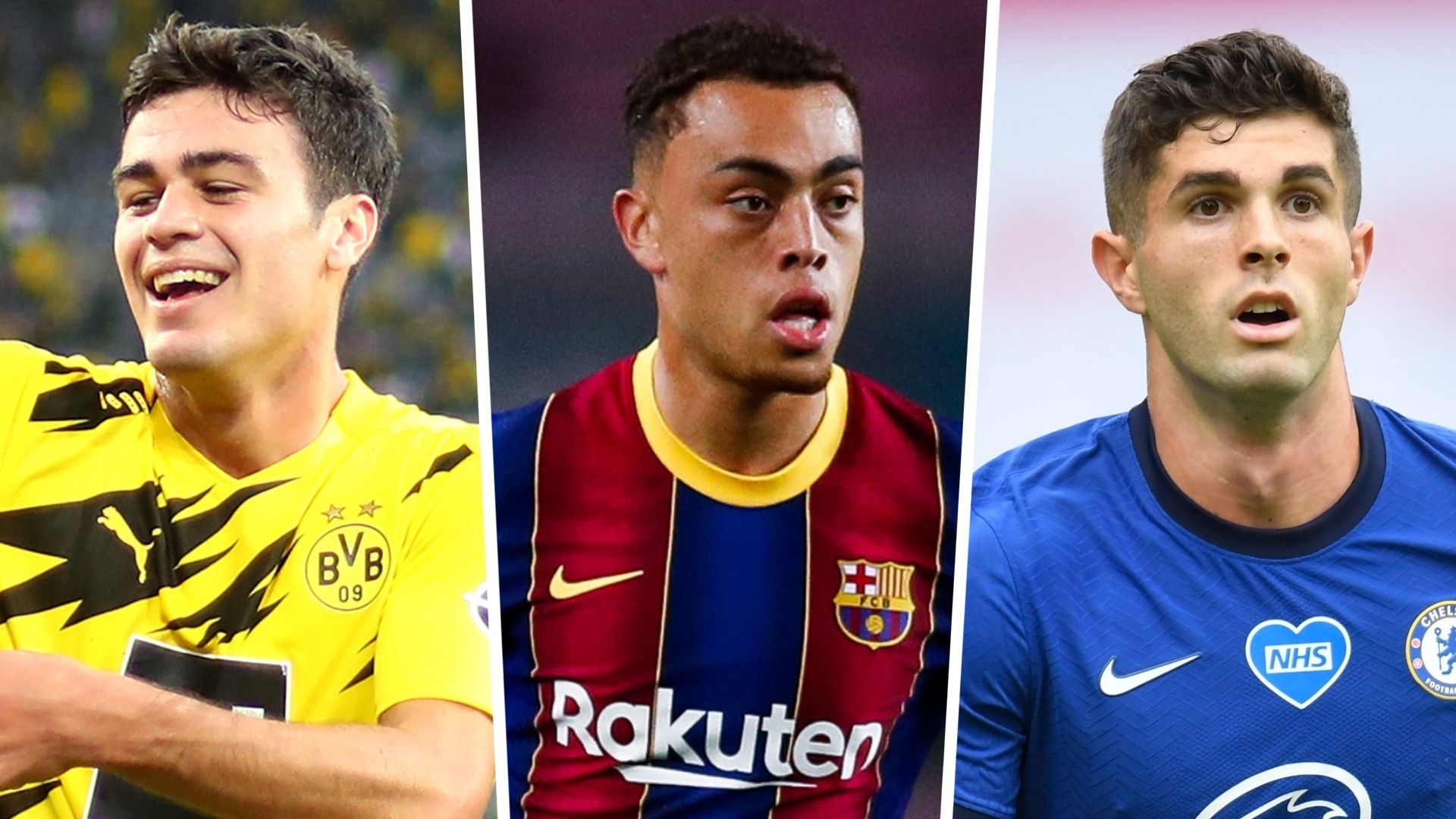 Giovanni Reyna Sergino Dest Christian Pulisic 2020-21