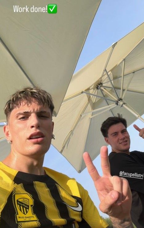 Alejandro Garnacho Al-Ittihad shirt