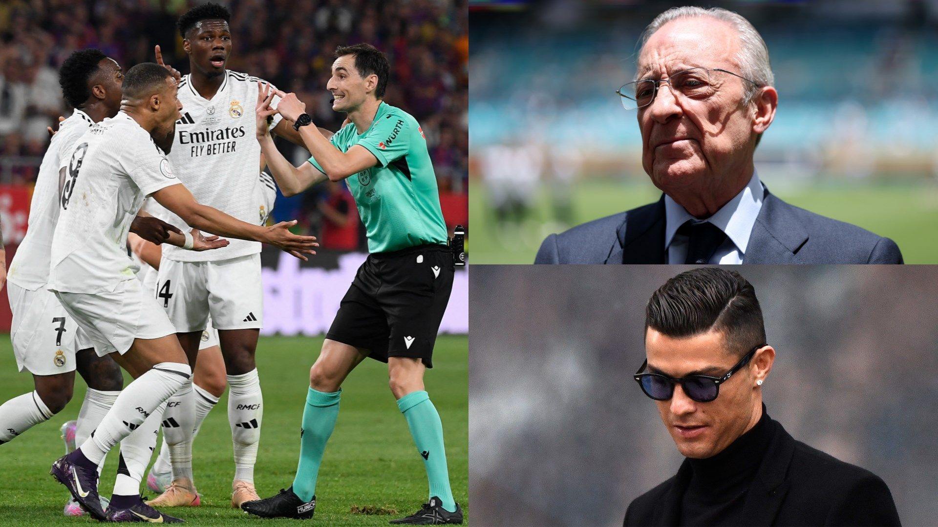 Real Madrid Florentino Perez Cristiano Ronaldo