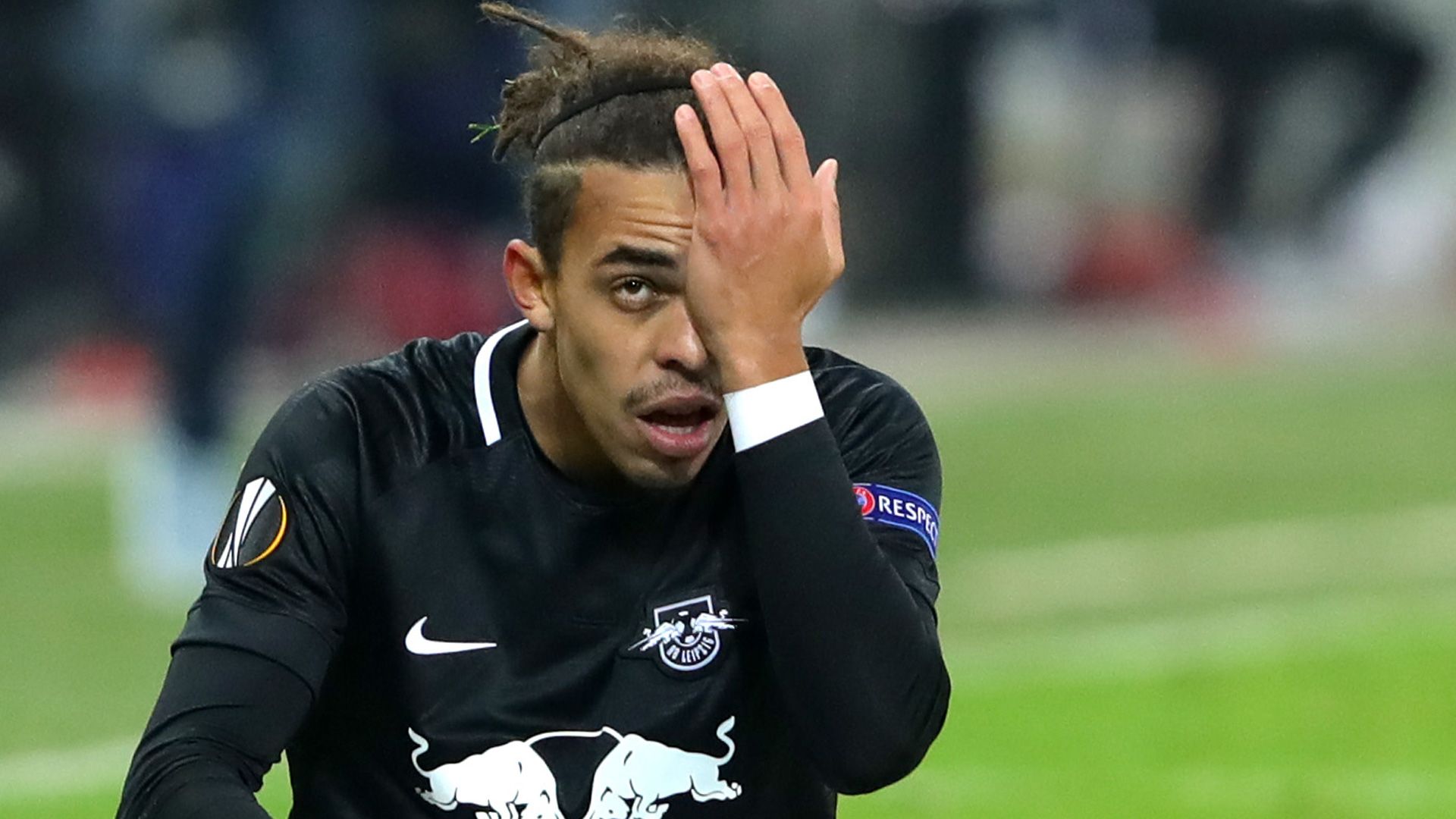 Youssuf Poulsen RB Leipzig Europa League 29112018