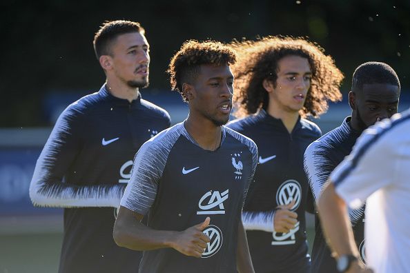 Kingsley Coman Matteo Guendouzi Clement Lenglet France