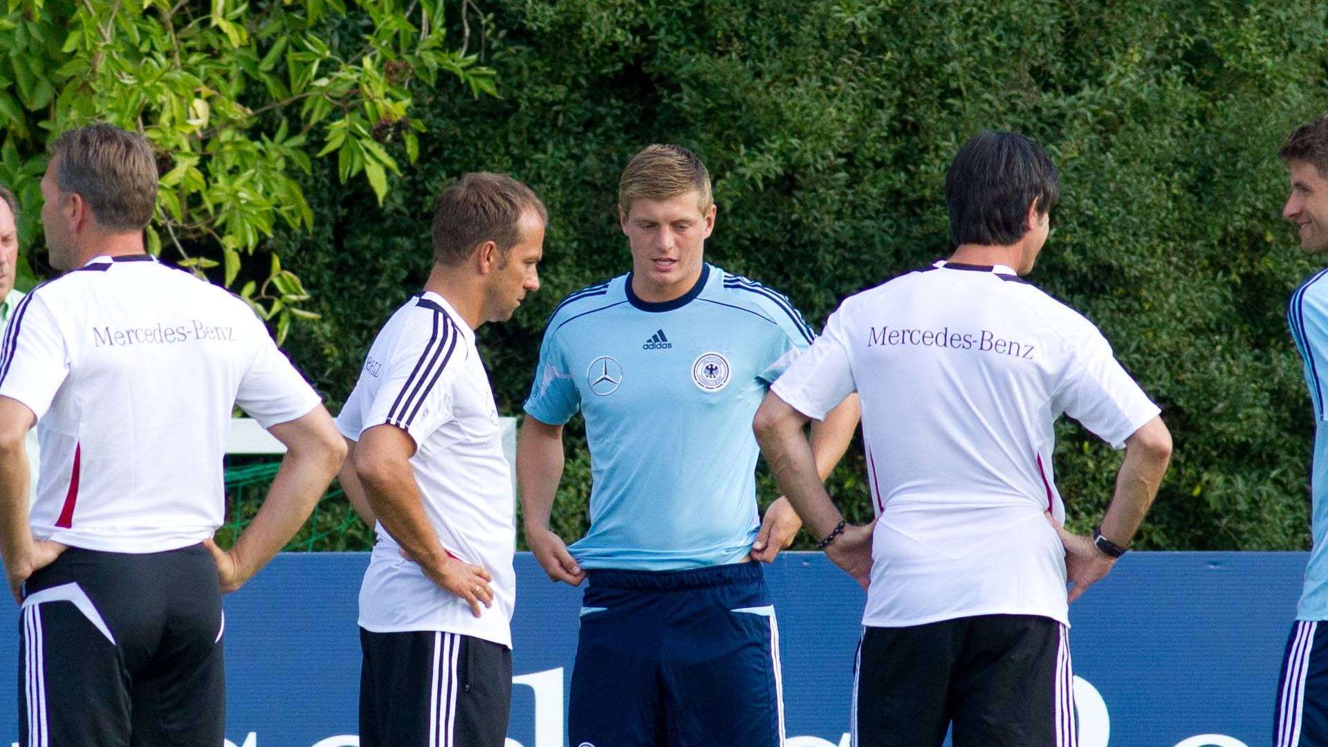 GER ONLY TONI KROOS HANSI FLICK DFB DEUTSCHLAND