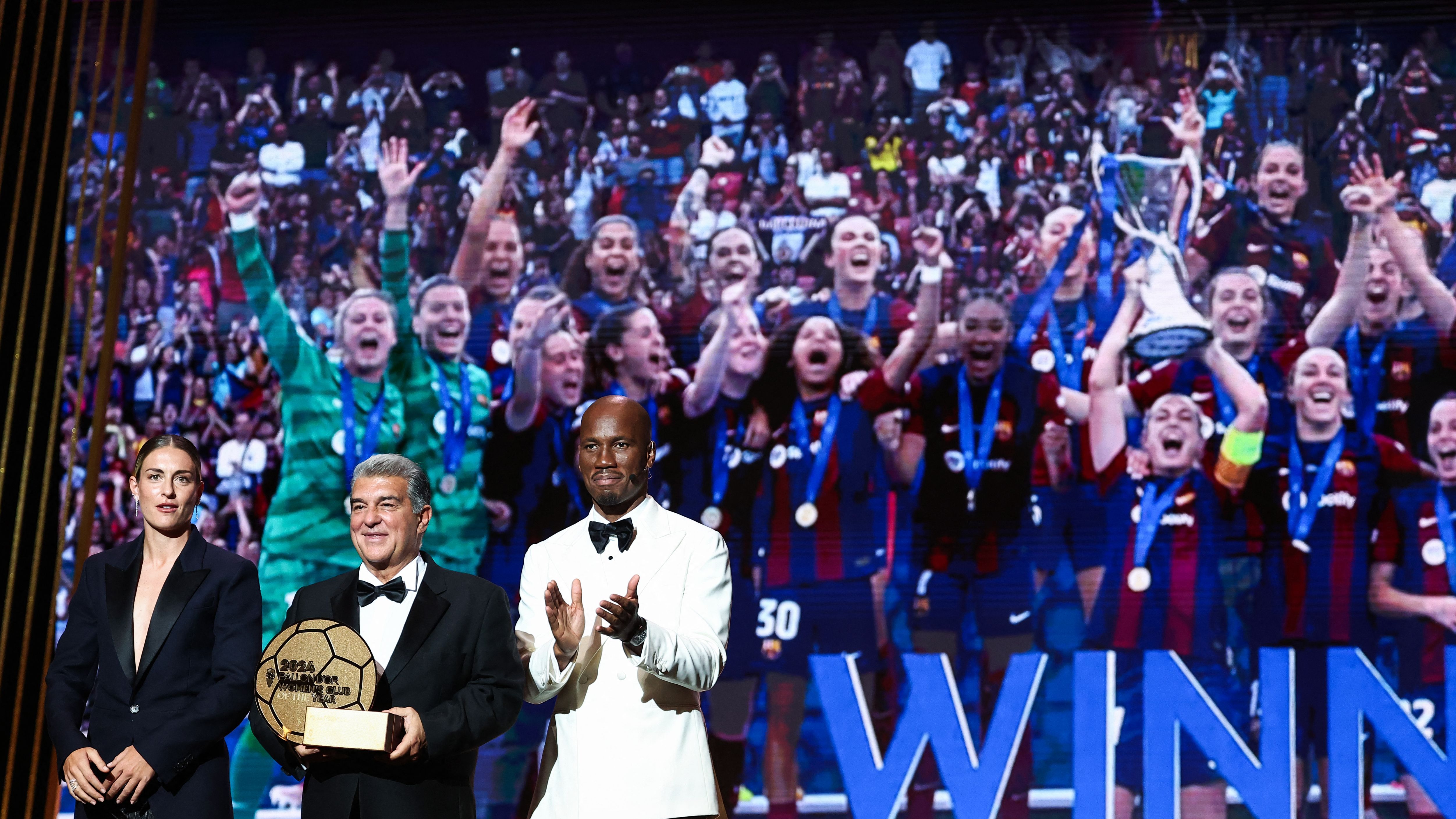 FC Barcelona Balon De Oro Joan Laporta 28102024