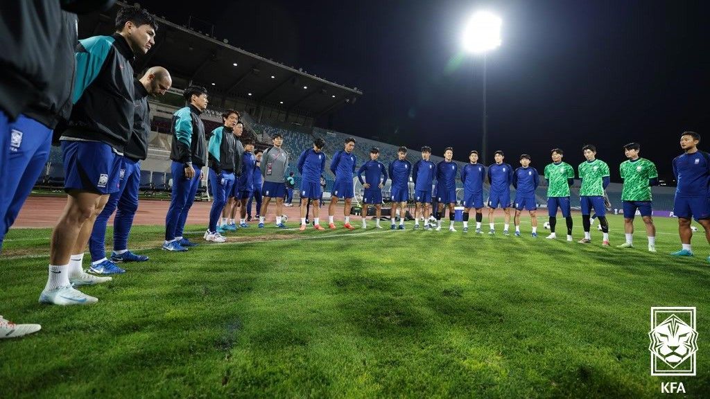 대표팀 팔레스타인전 훈련