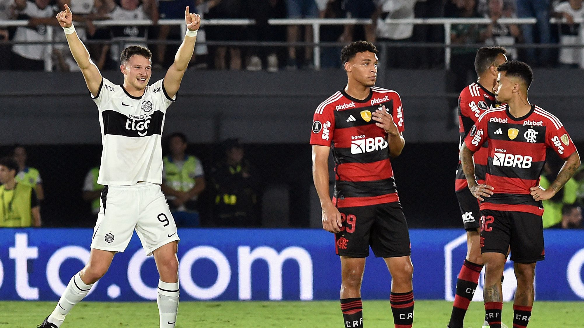Facundo Bruera, Olimpia x Flamengo