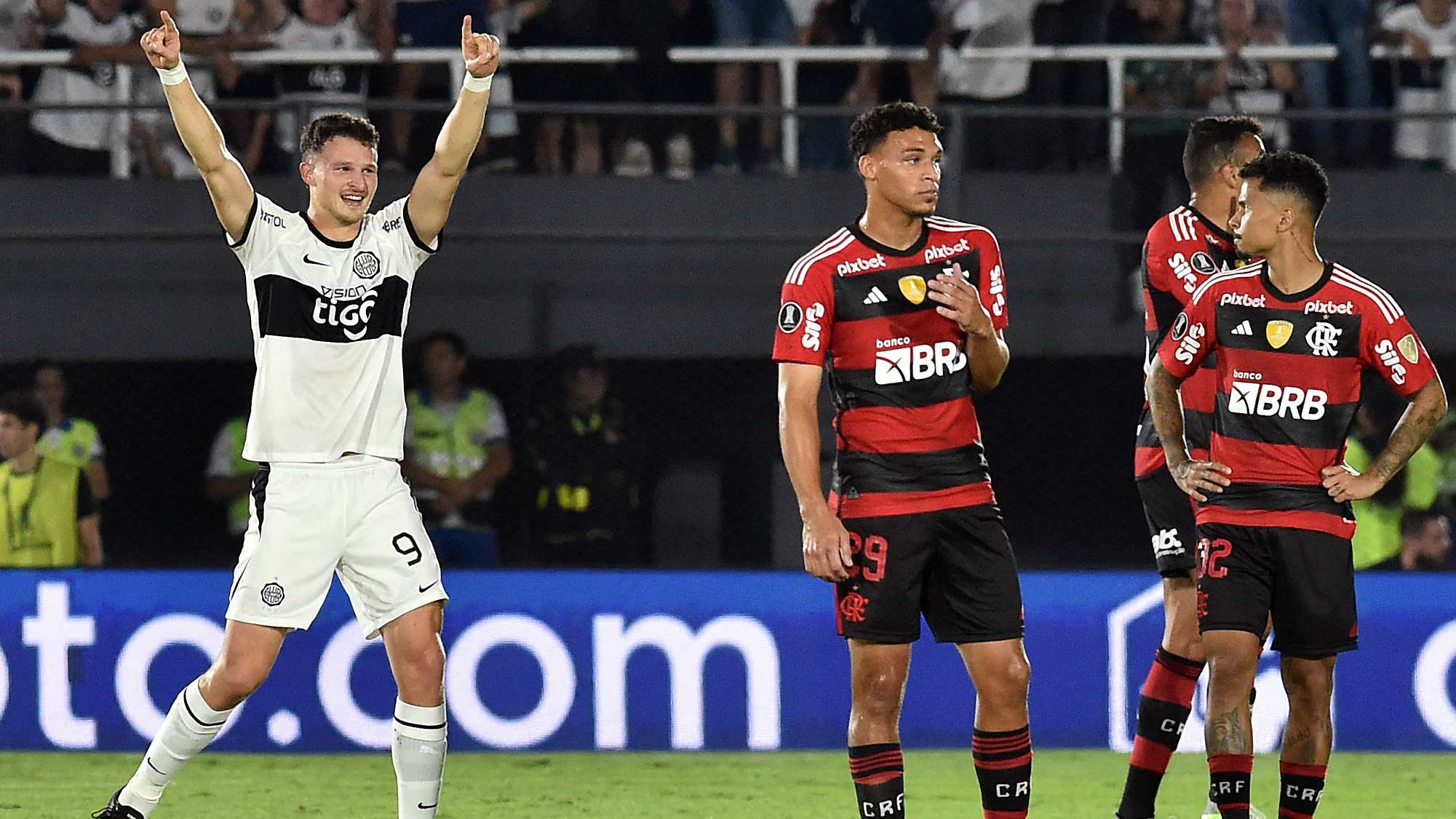 Facundo Bruera, Olimpia x Flamengo