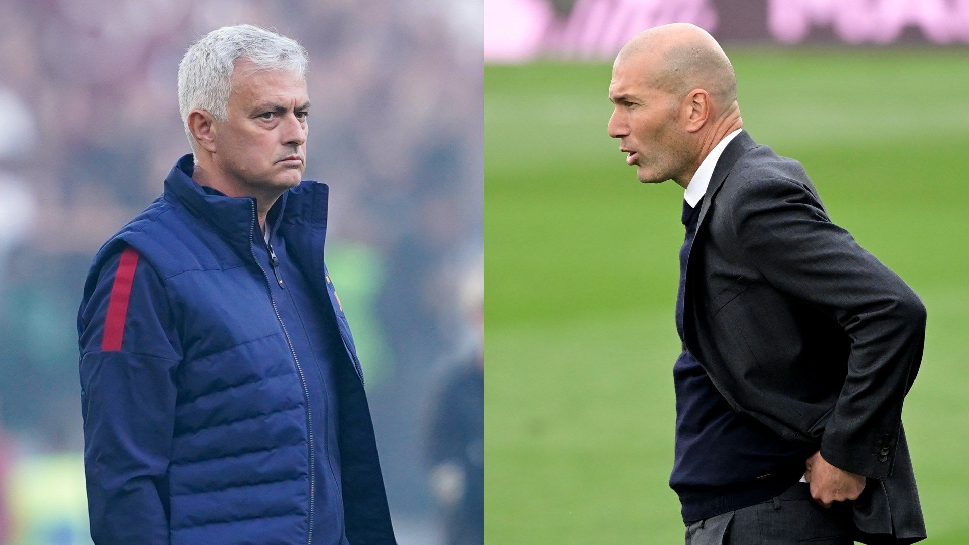 Jose Mourinho Zinedine Zidane GFX