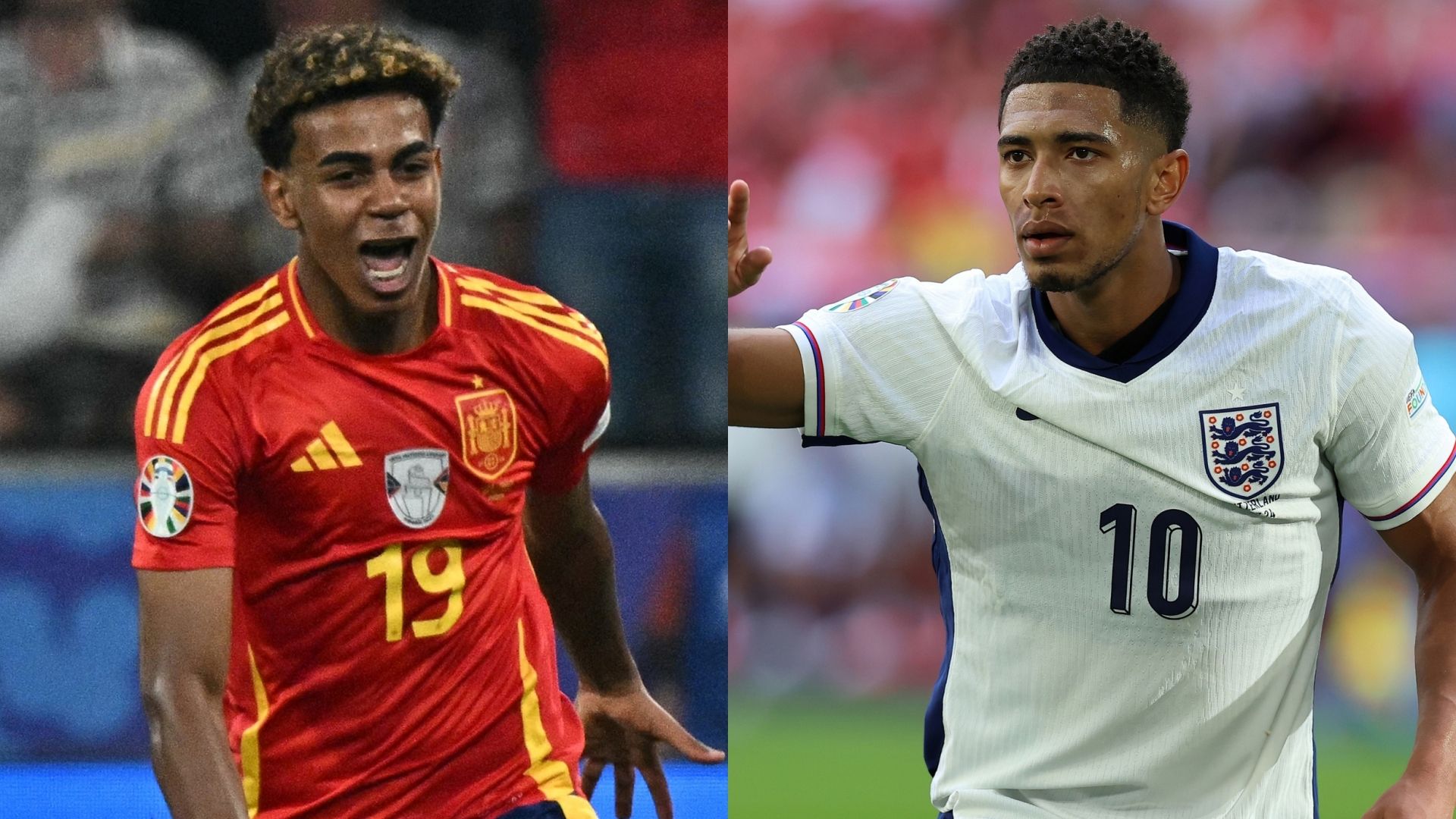 Lamine Yamal Spain Jude Bellingham England