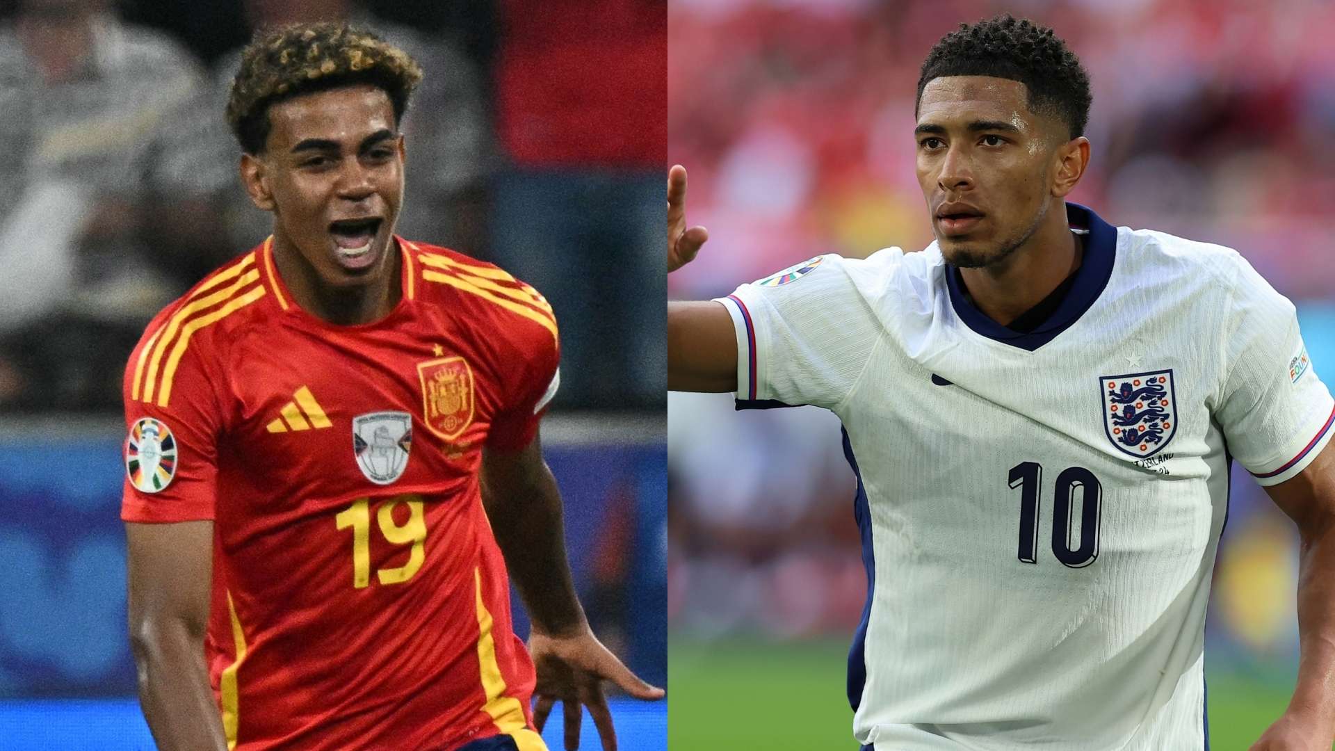 Lamine Yamal Spain Jude Bellingham England