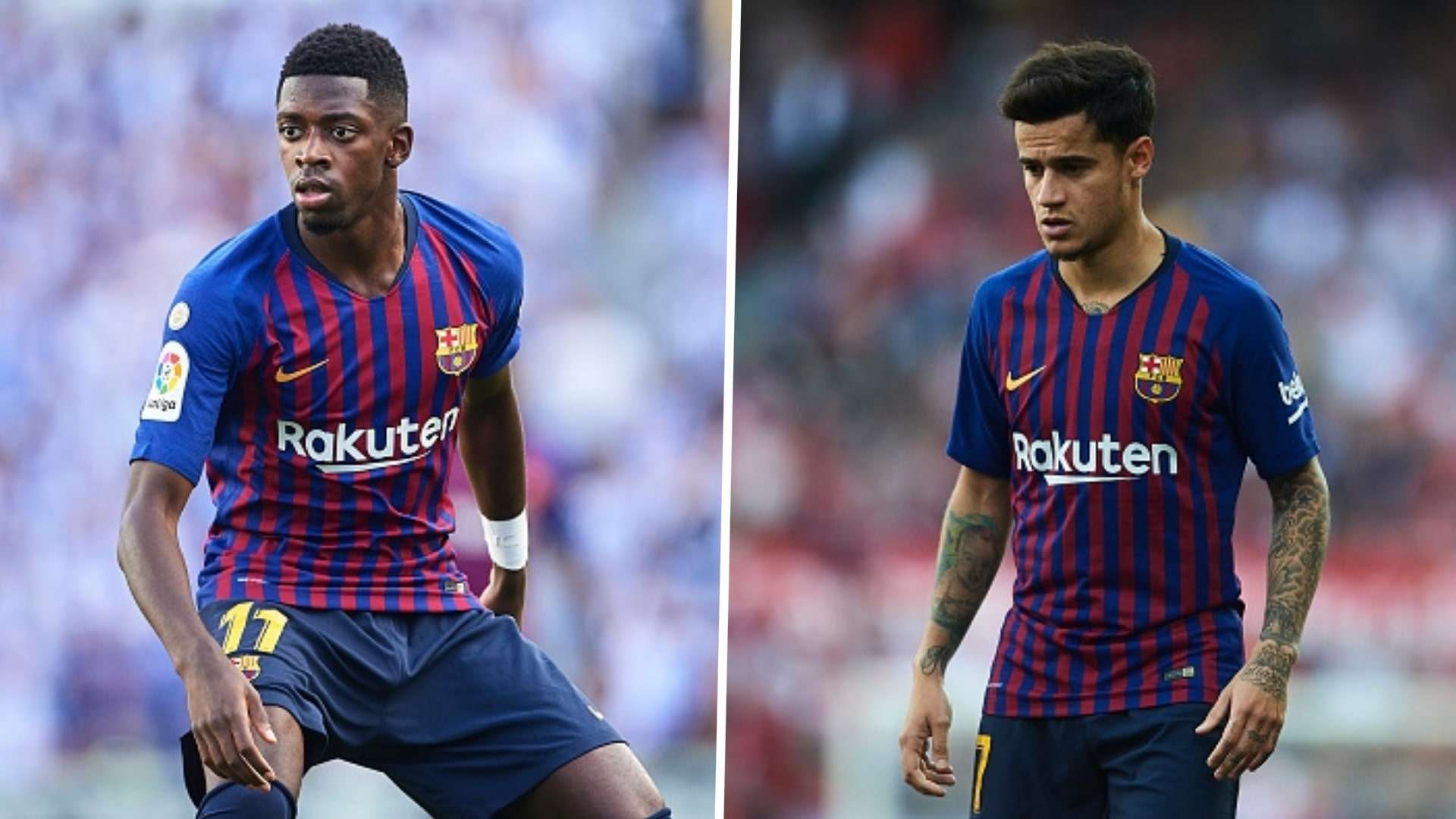 Ousmane Dembele Philippe Coutinho Barcelona