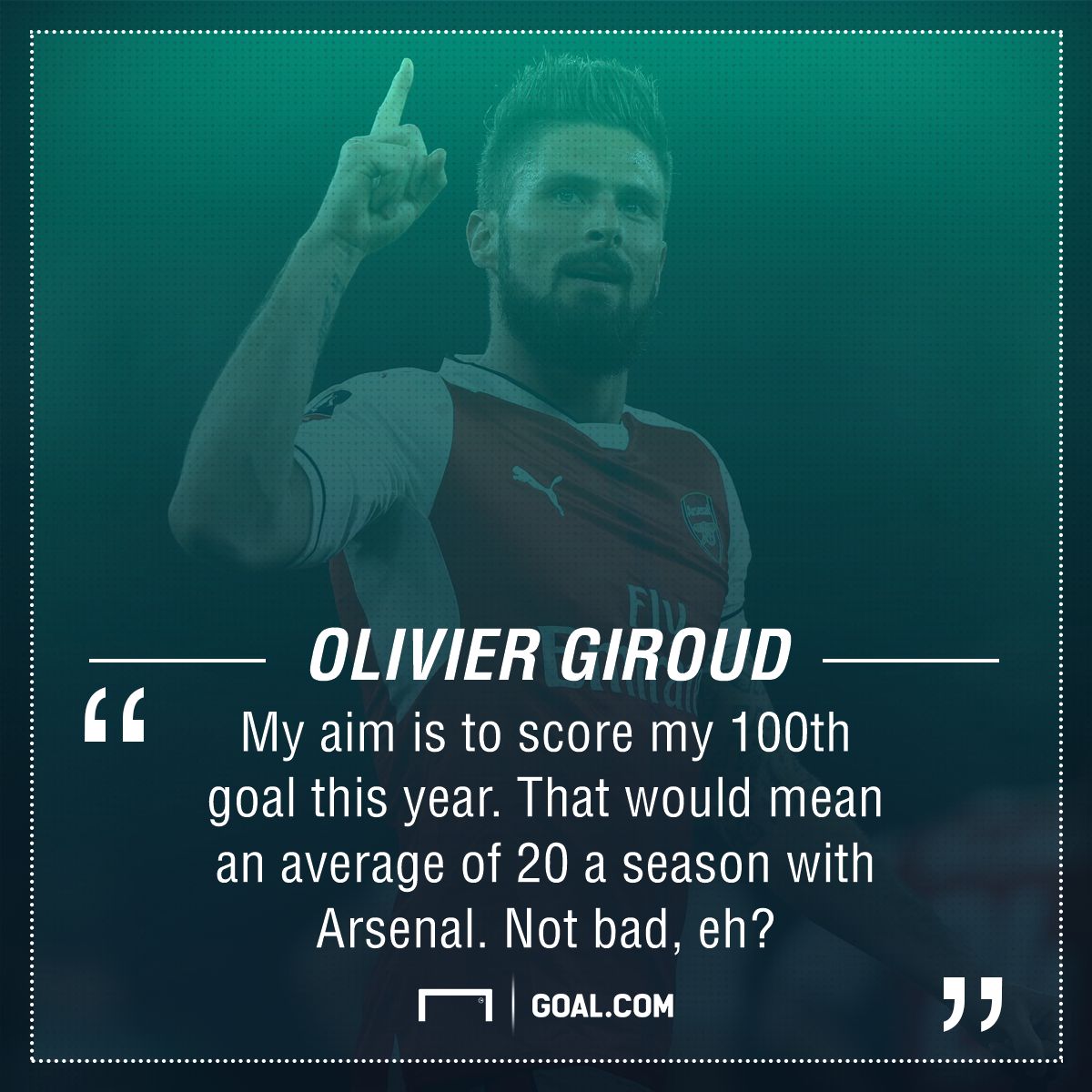 Olivier Giroud 100
