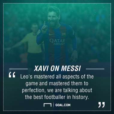Xavi Lionel Messi Barcelona