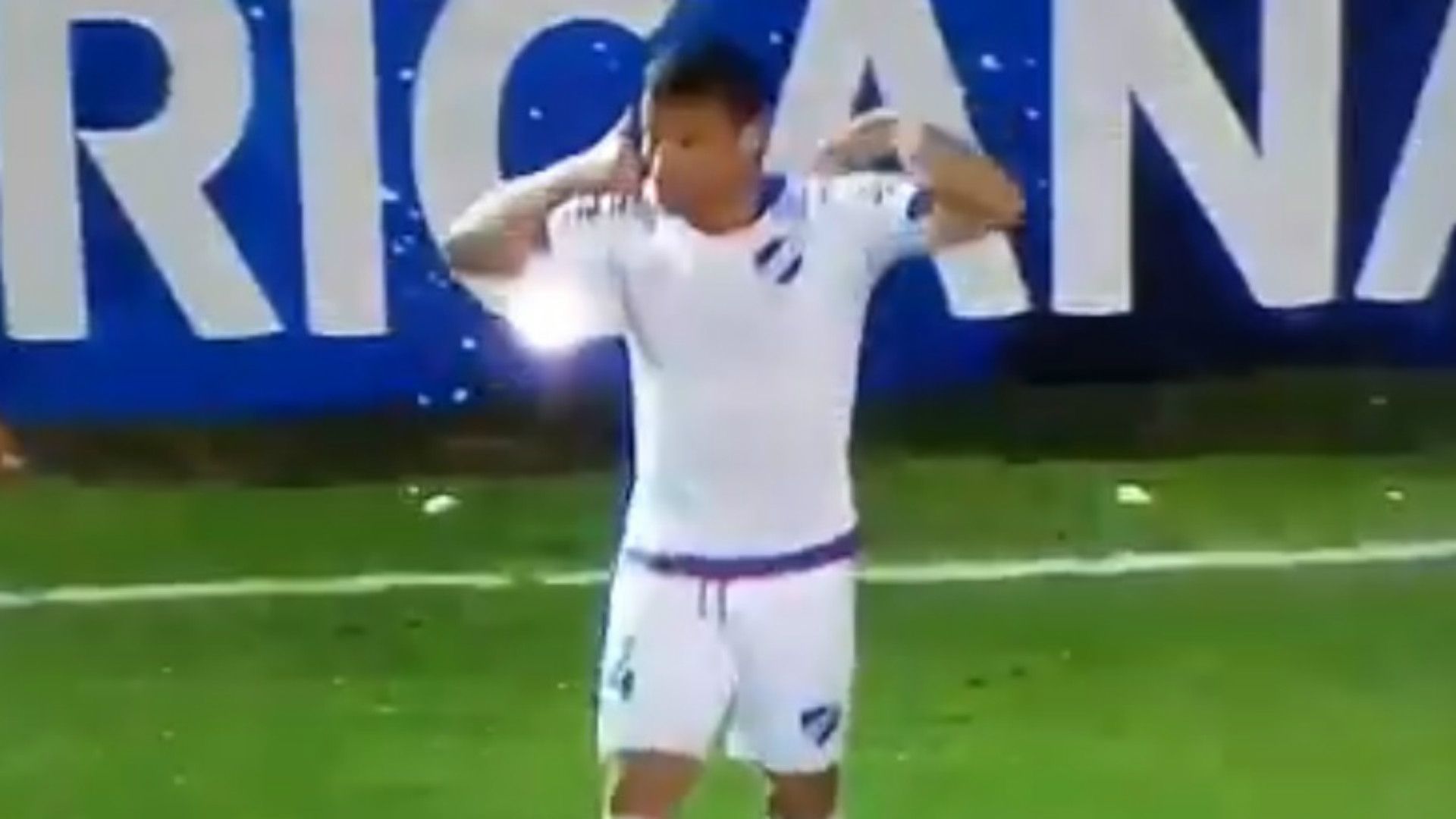 Captura Gonzalo Bergessio Nacional San Lorenzo Copa Sudamericana 25092018