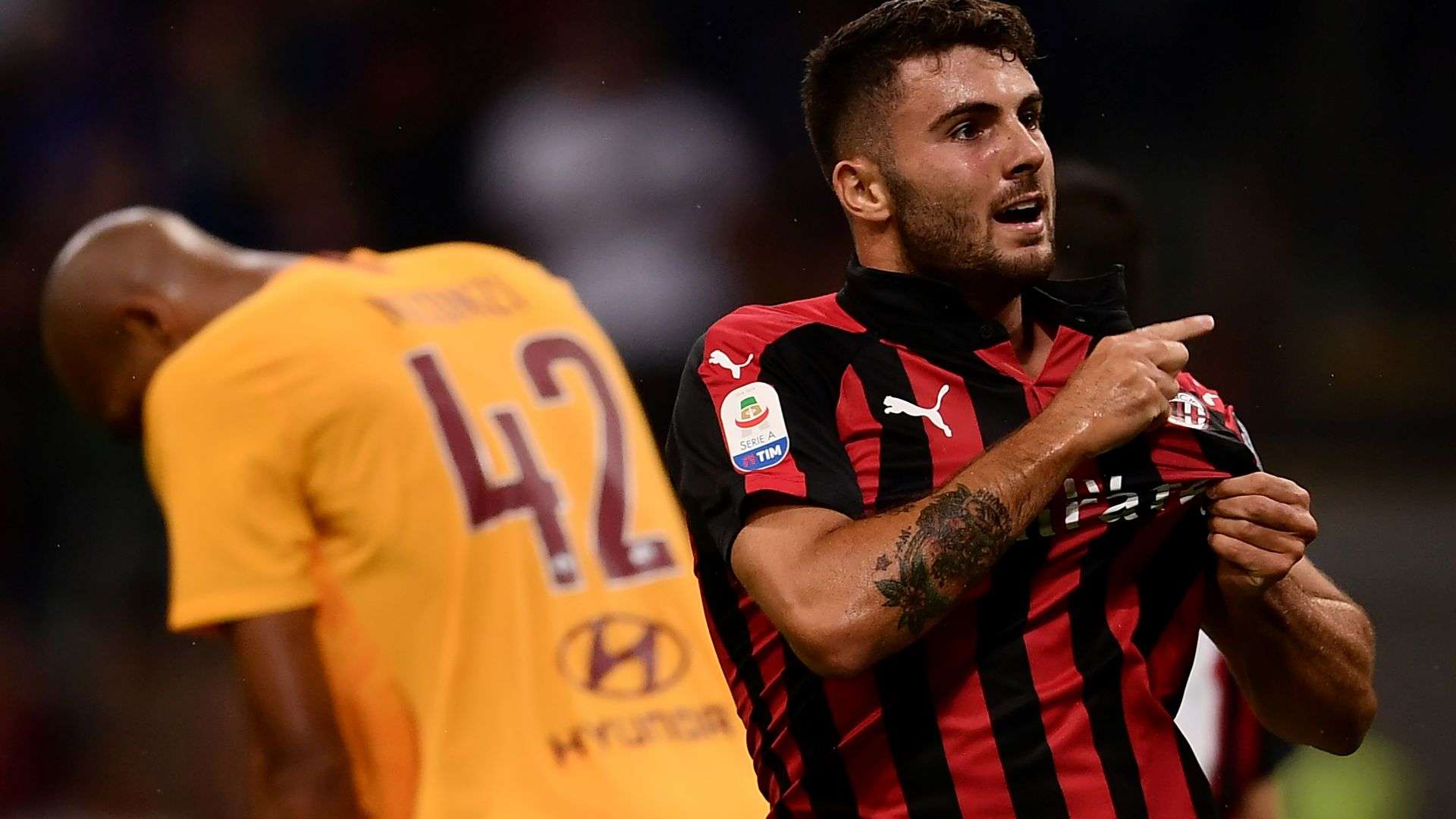 Cutrone Milan Roma Serie A