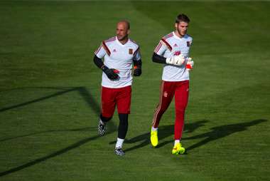 Pepe Reina and David de Gea