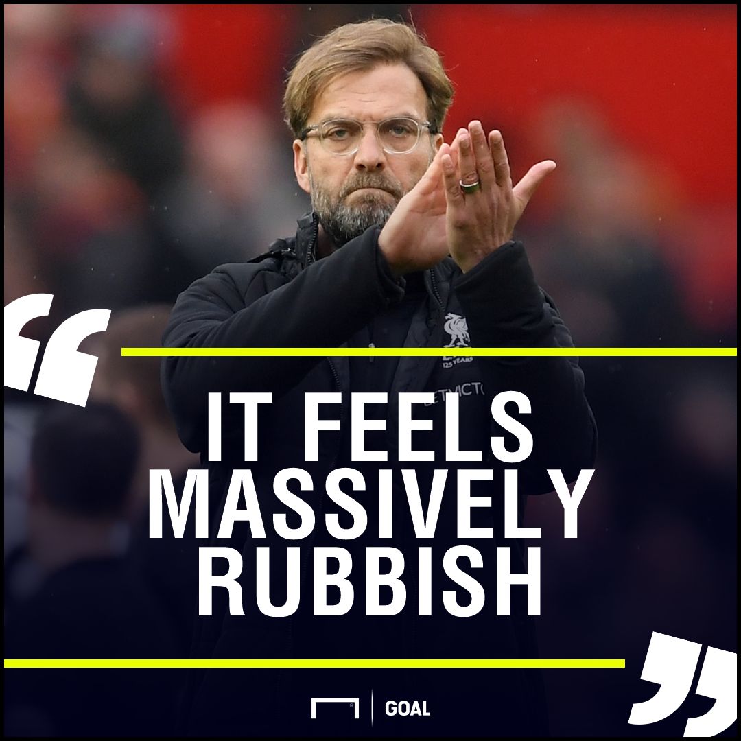 Jurgen Klopp massively rubbish