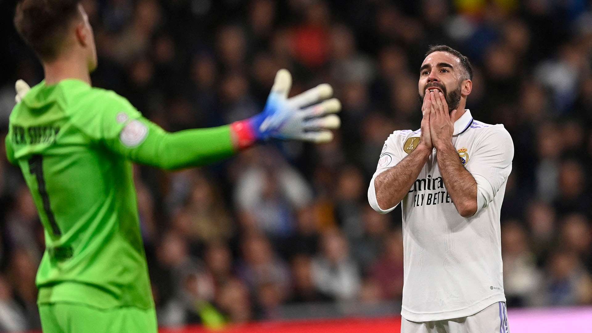 Nacho Real Madrid frustrated Barcelona 2022-23