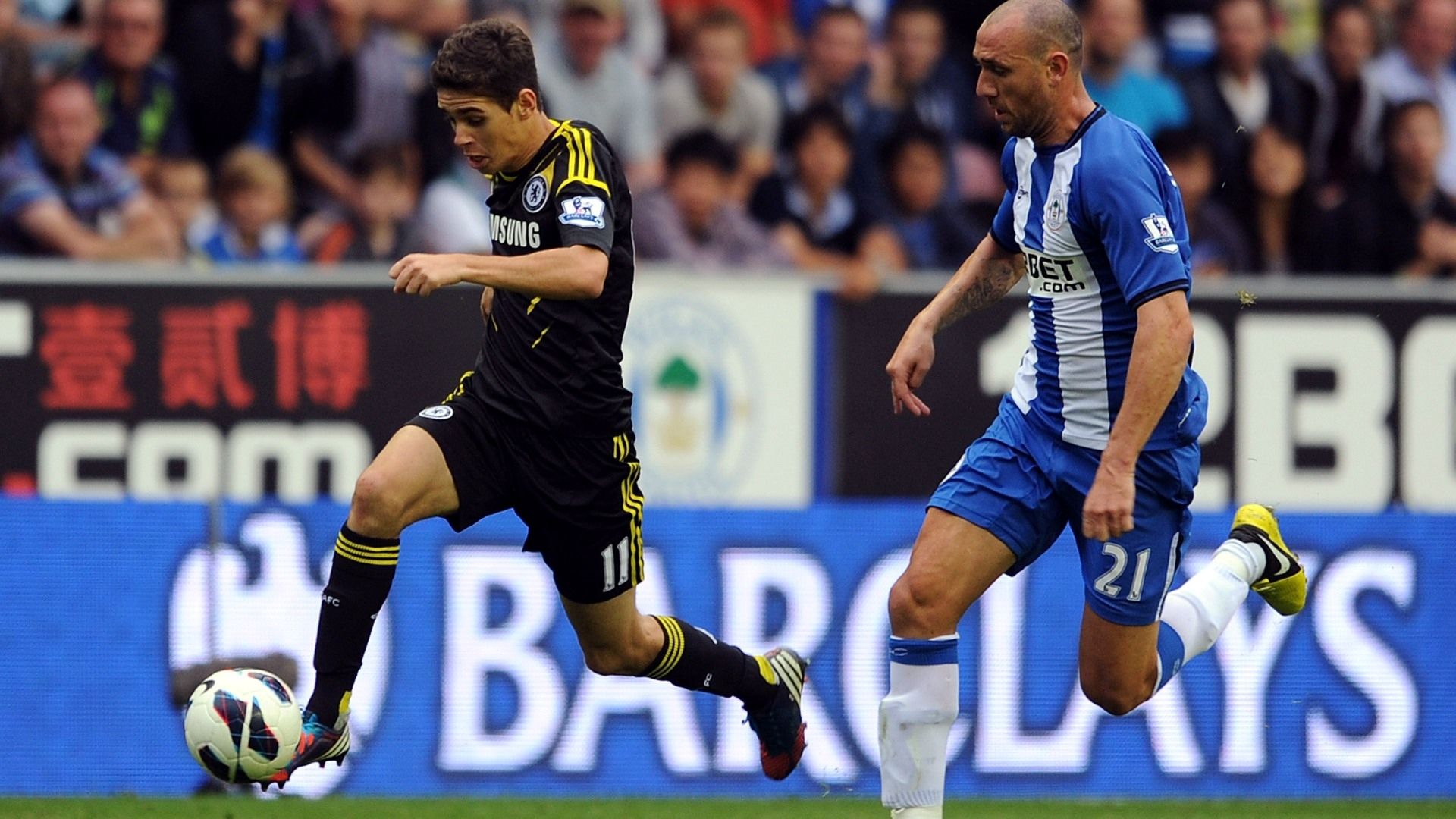 Oscar - Chelsea x Wigan Athletic 081912