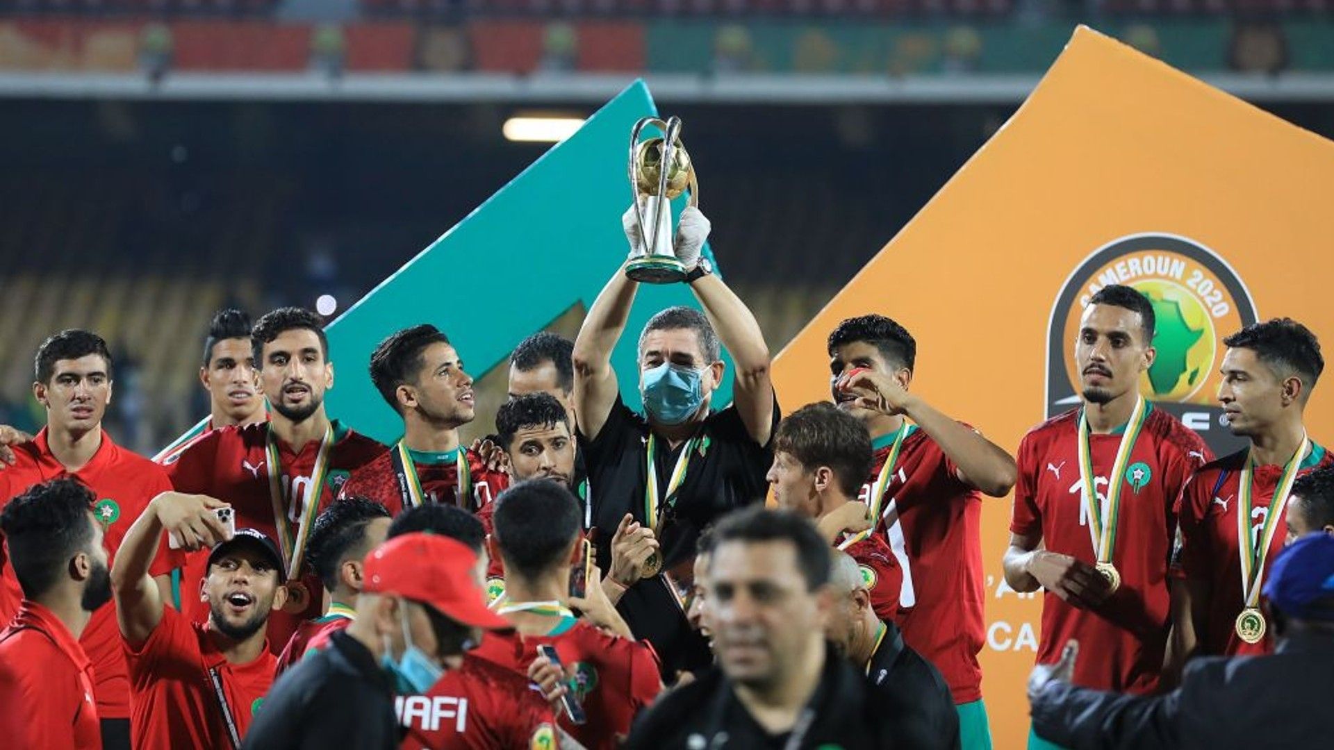 Morocco after winning the 2020 Chan tournament. 