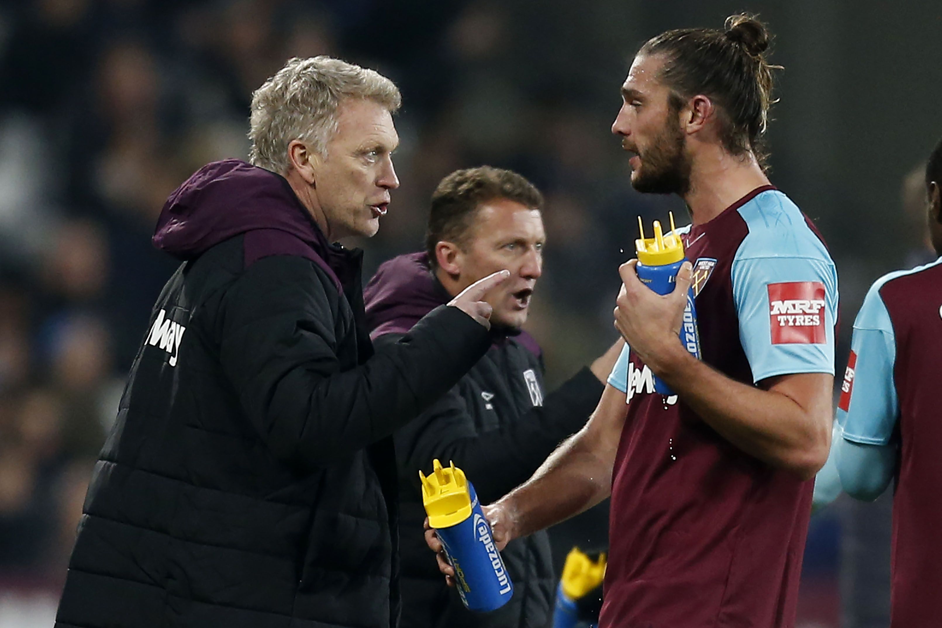 Andy Carroll & David Moyes