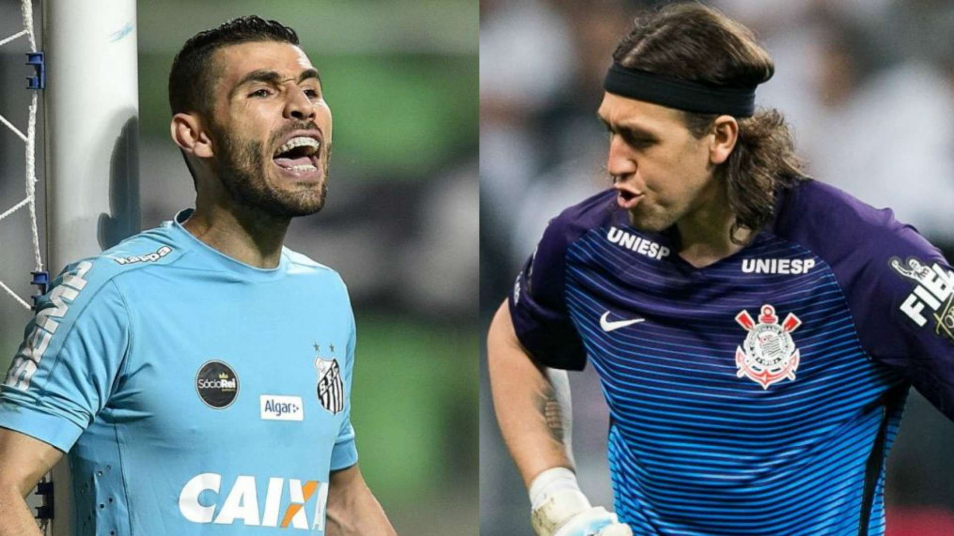 Vanderlei e Cássio - Santos x Corinthians - 7/09/2017