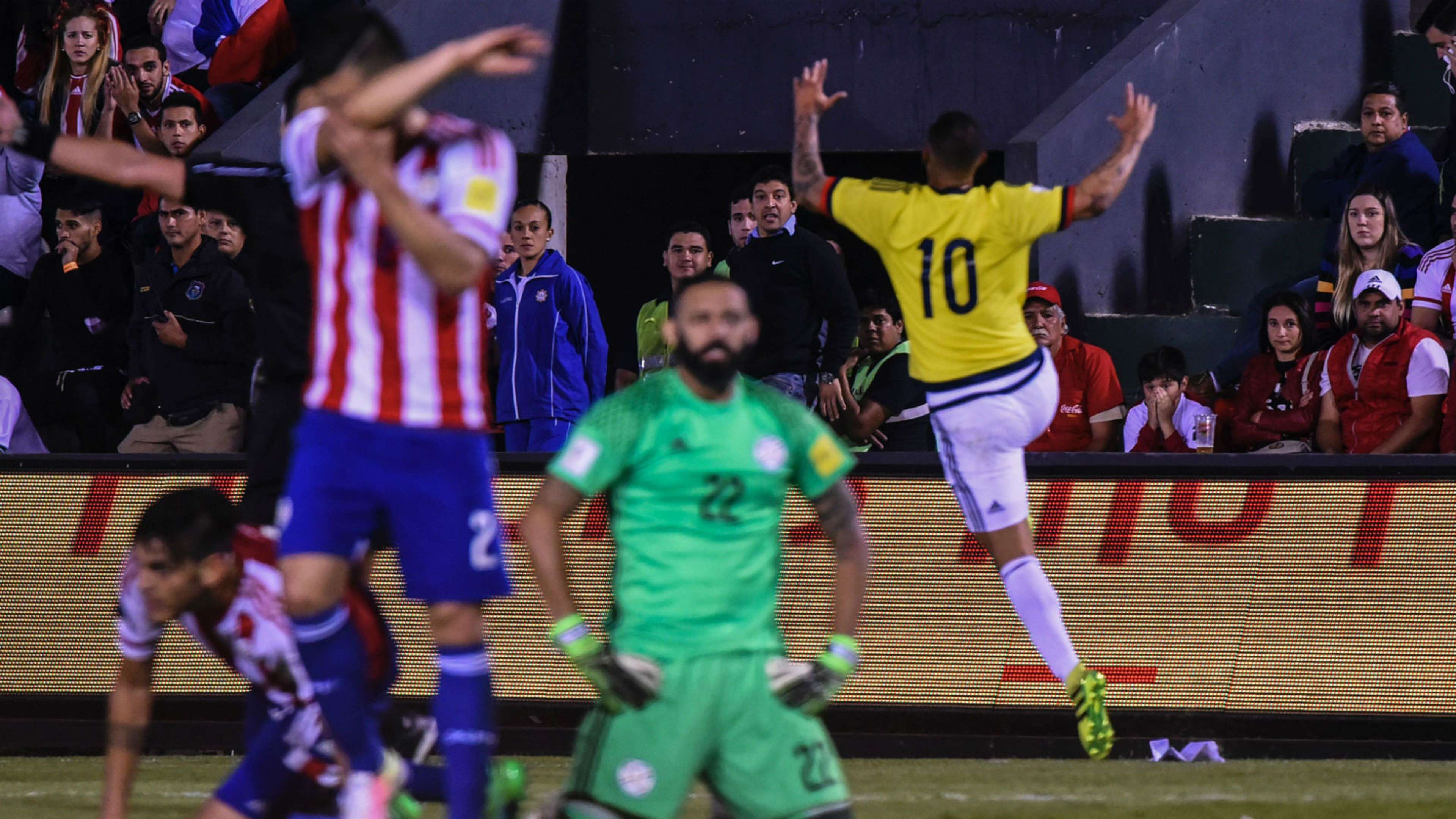 Gol Cardona Colombia vs Paraguay Eliminatoria