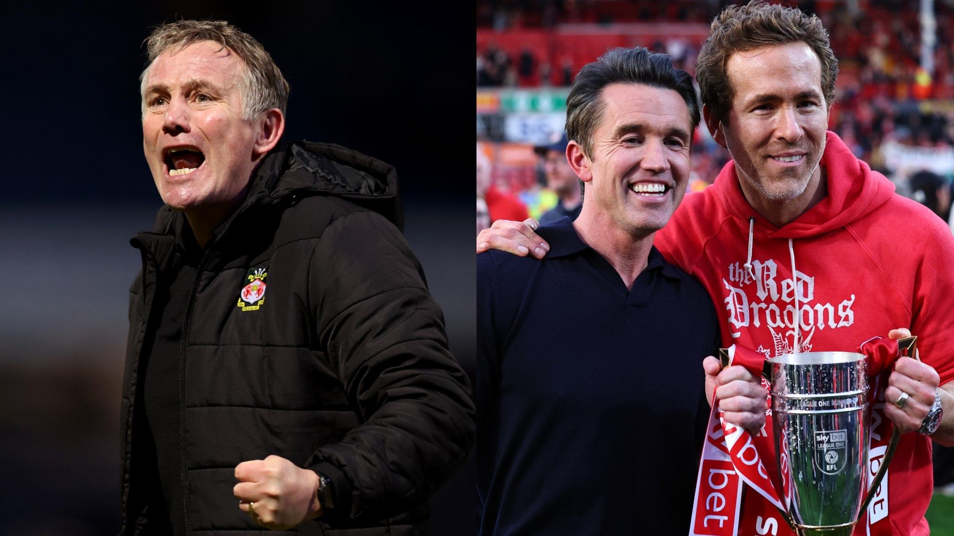 Phil Parkinson Rob Mac Ryan Reynolds