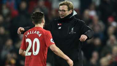 HD Adam Lallana Jurgen Klopp