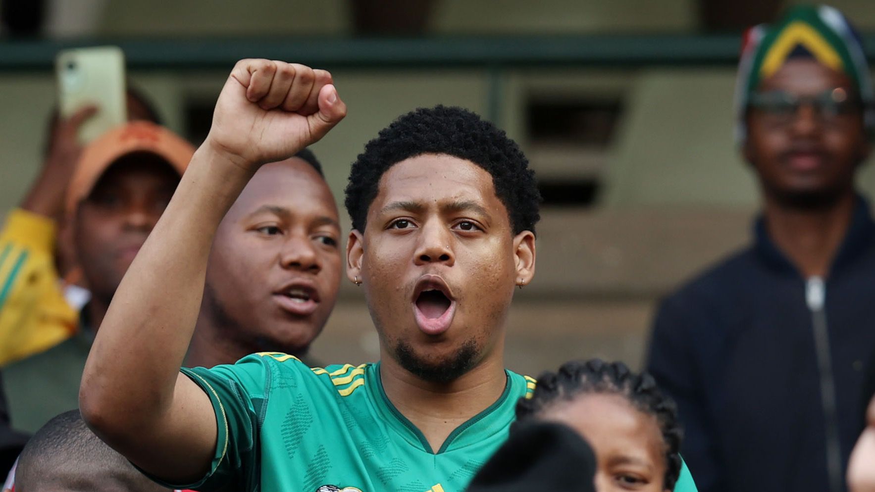 South Africa vs Nigeria crowd