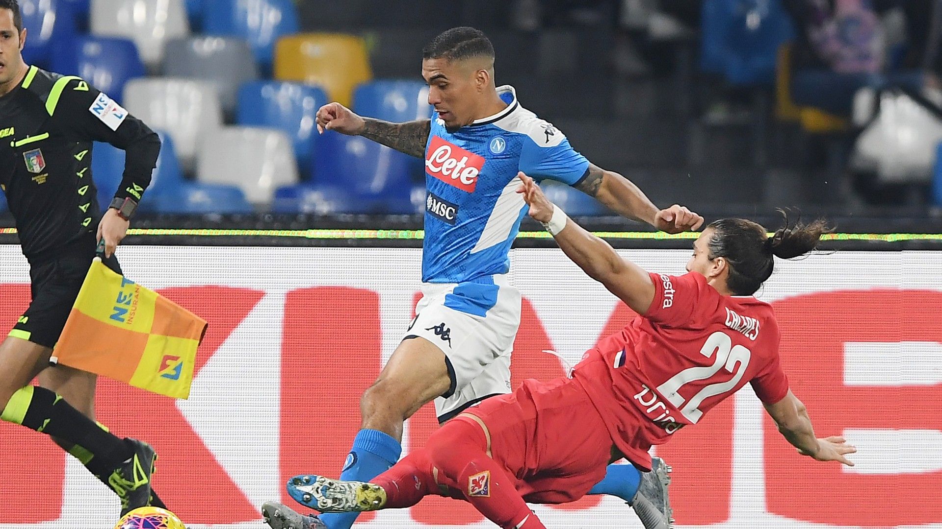 Allan - Napoli Fiorentina