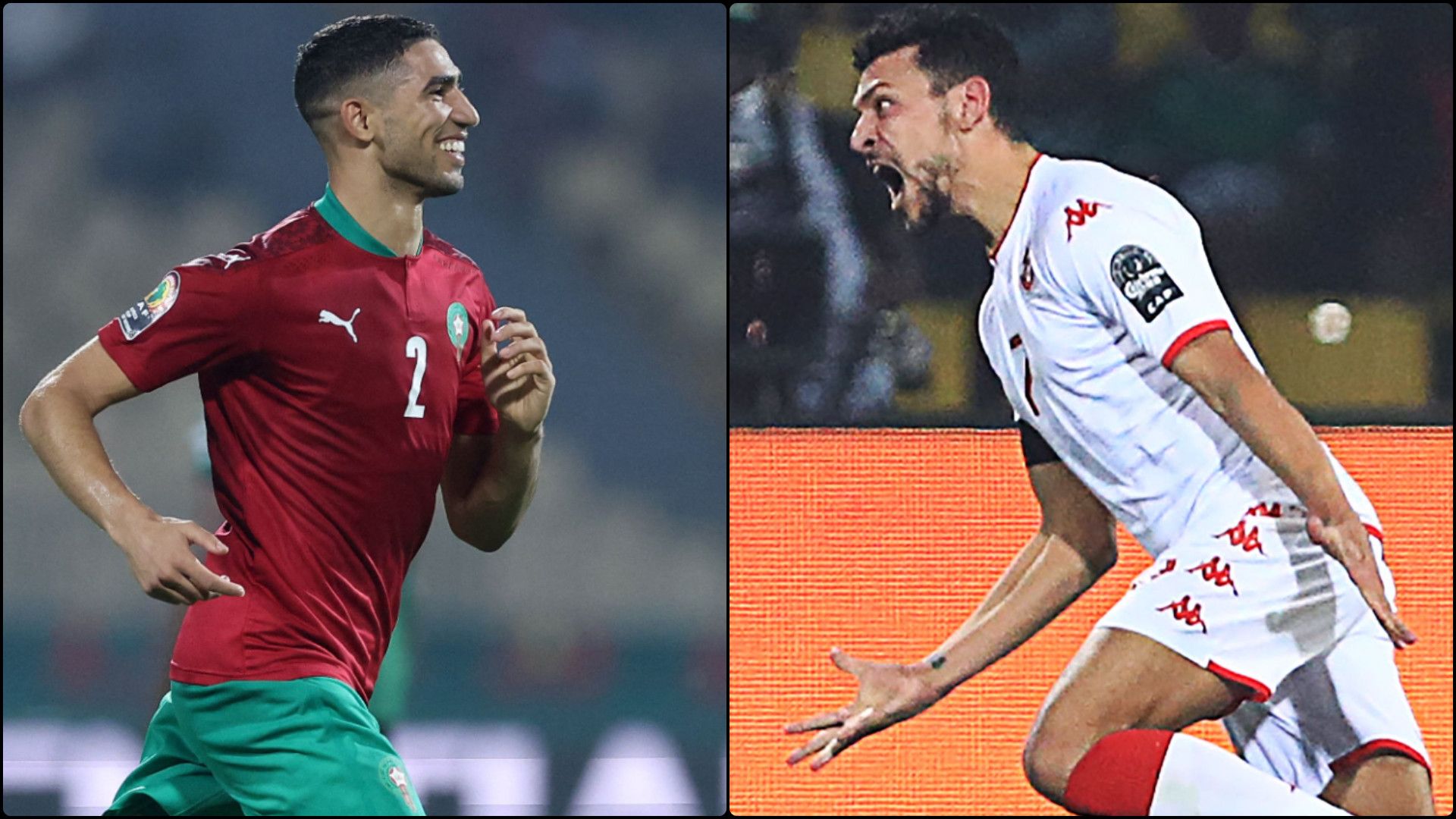 Hakimi Msakni Morocco Tunisia