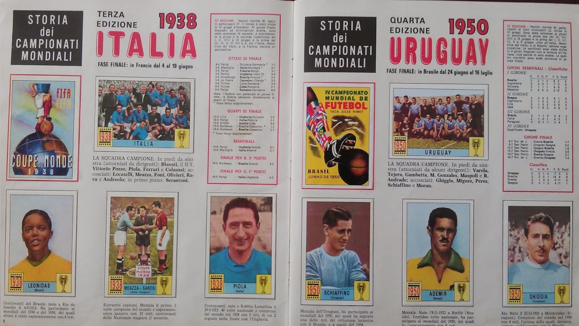 Seleção Brasil album Copa do Mundo 38/50